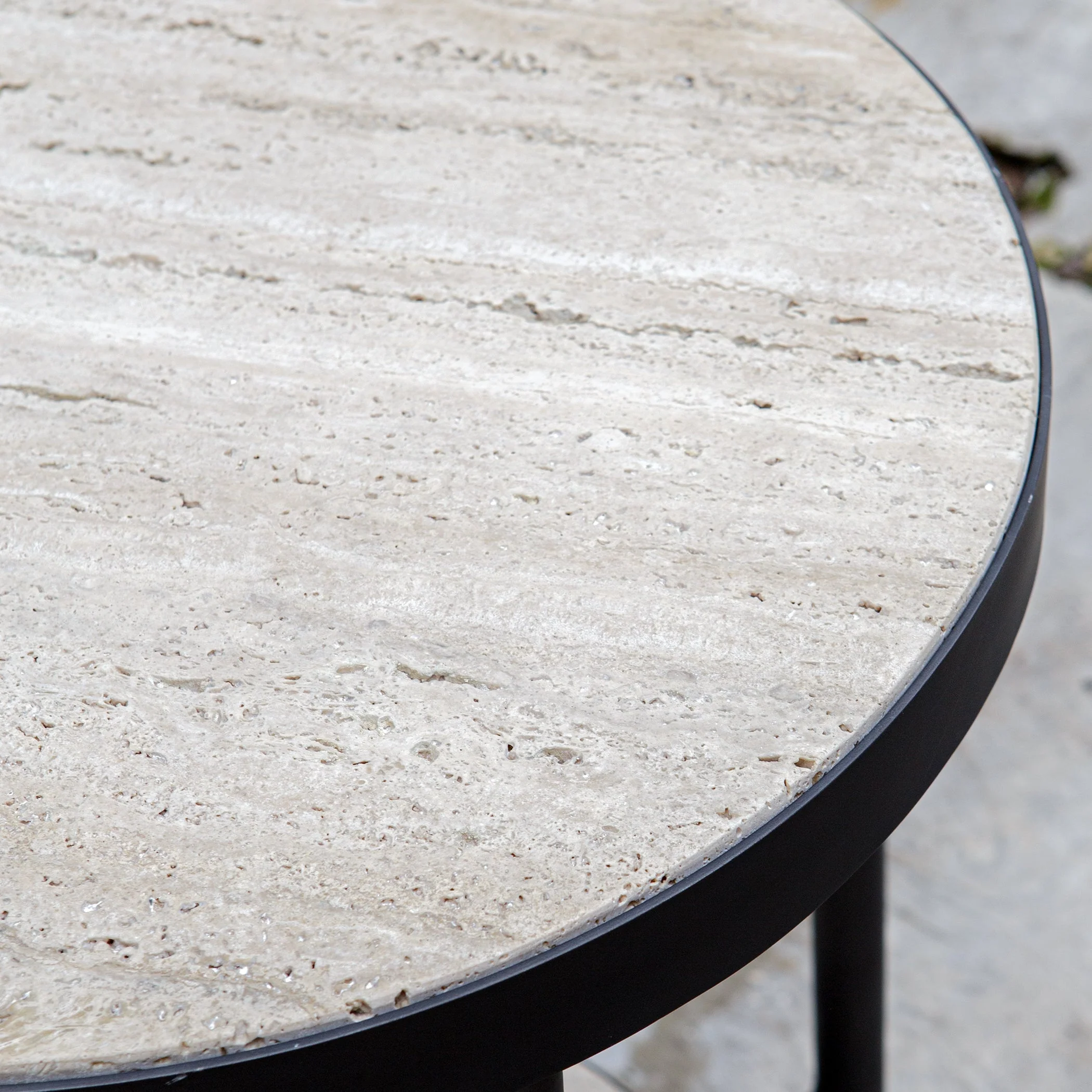 Uttermost Dauntless Travertine Side Table - Image 7