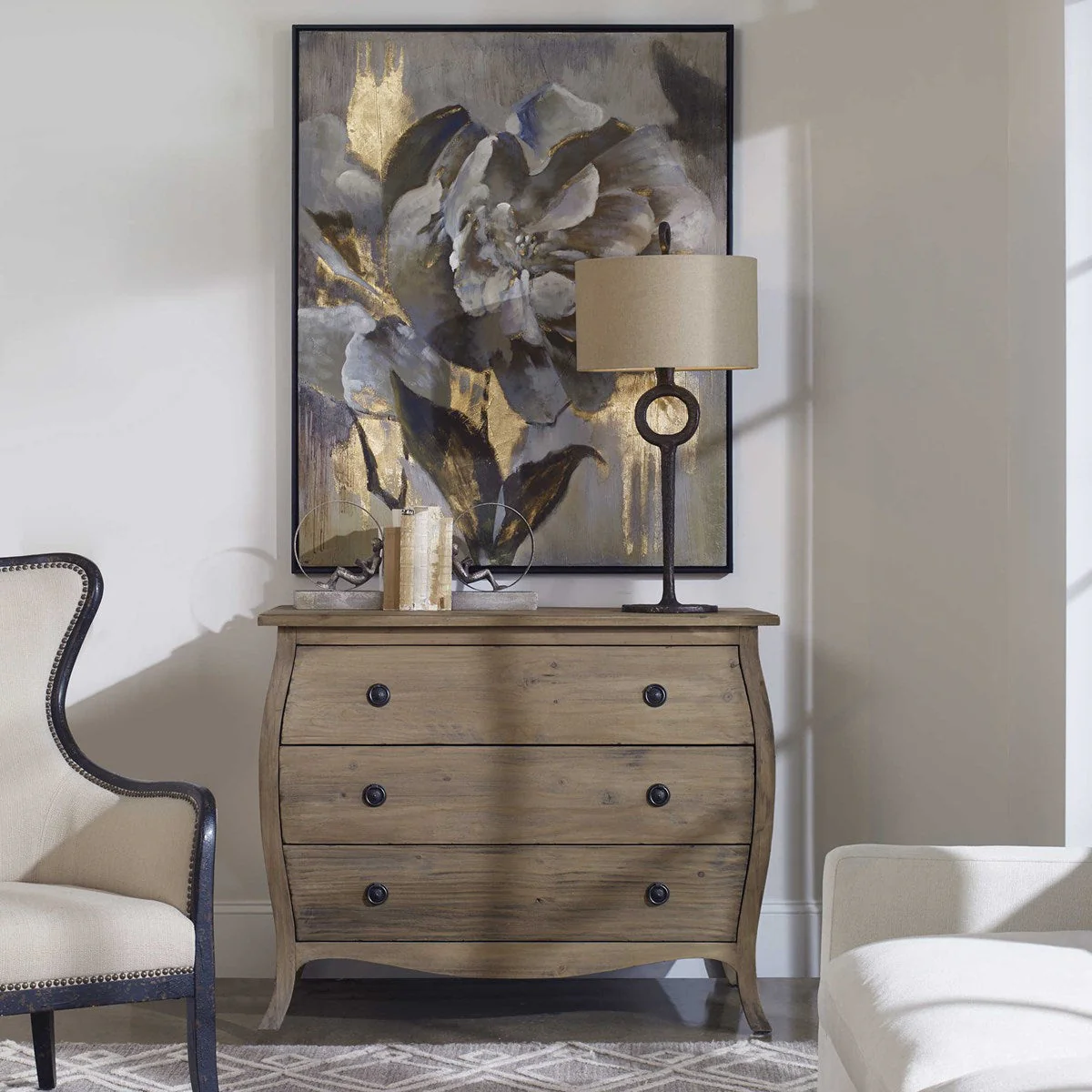 Uttermost Dazzling Hand Painted Canvas