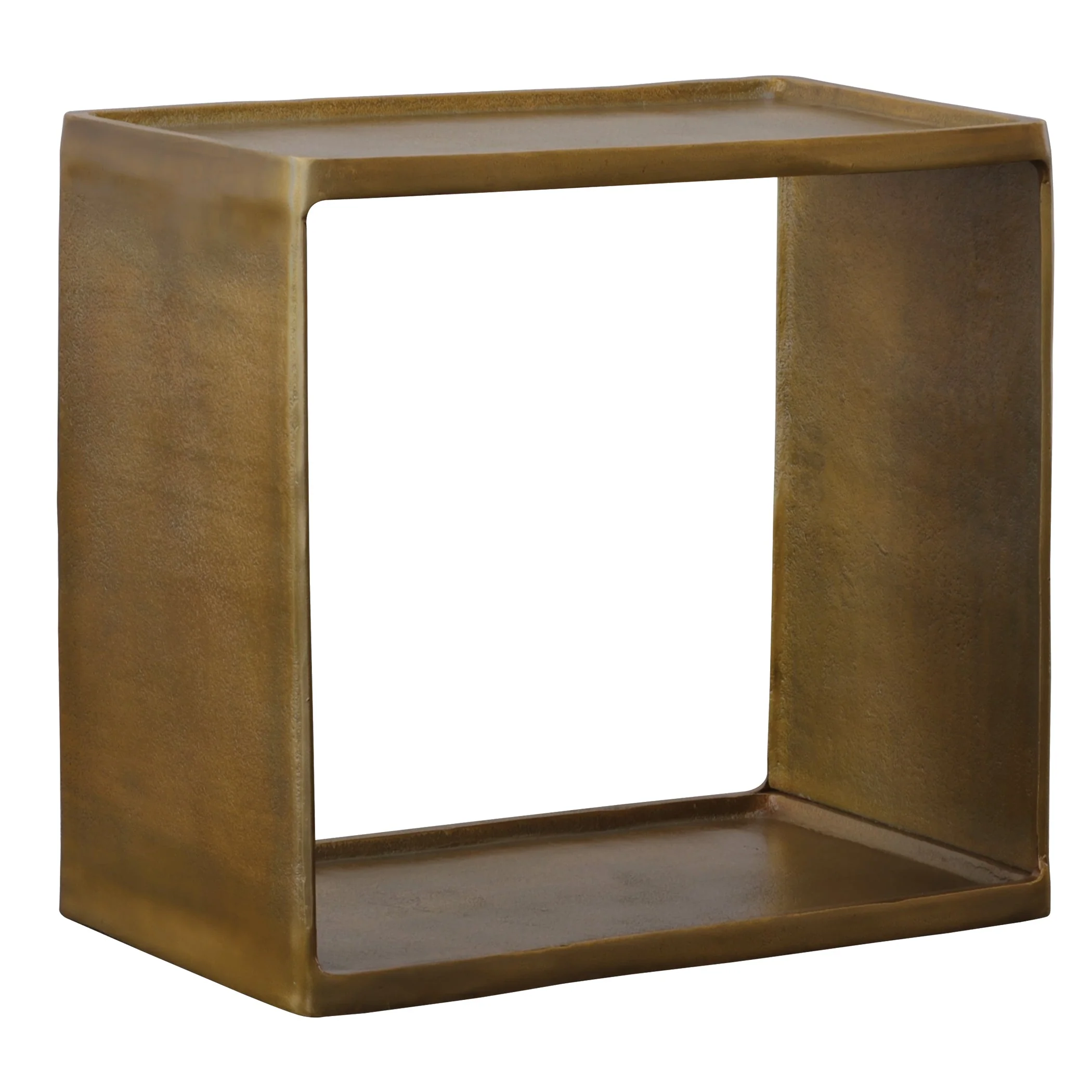 Uttermost Derwent Antique Brass Side Table - Image 3