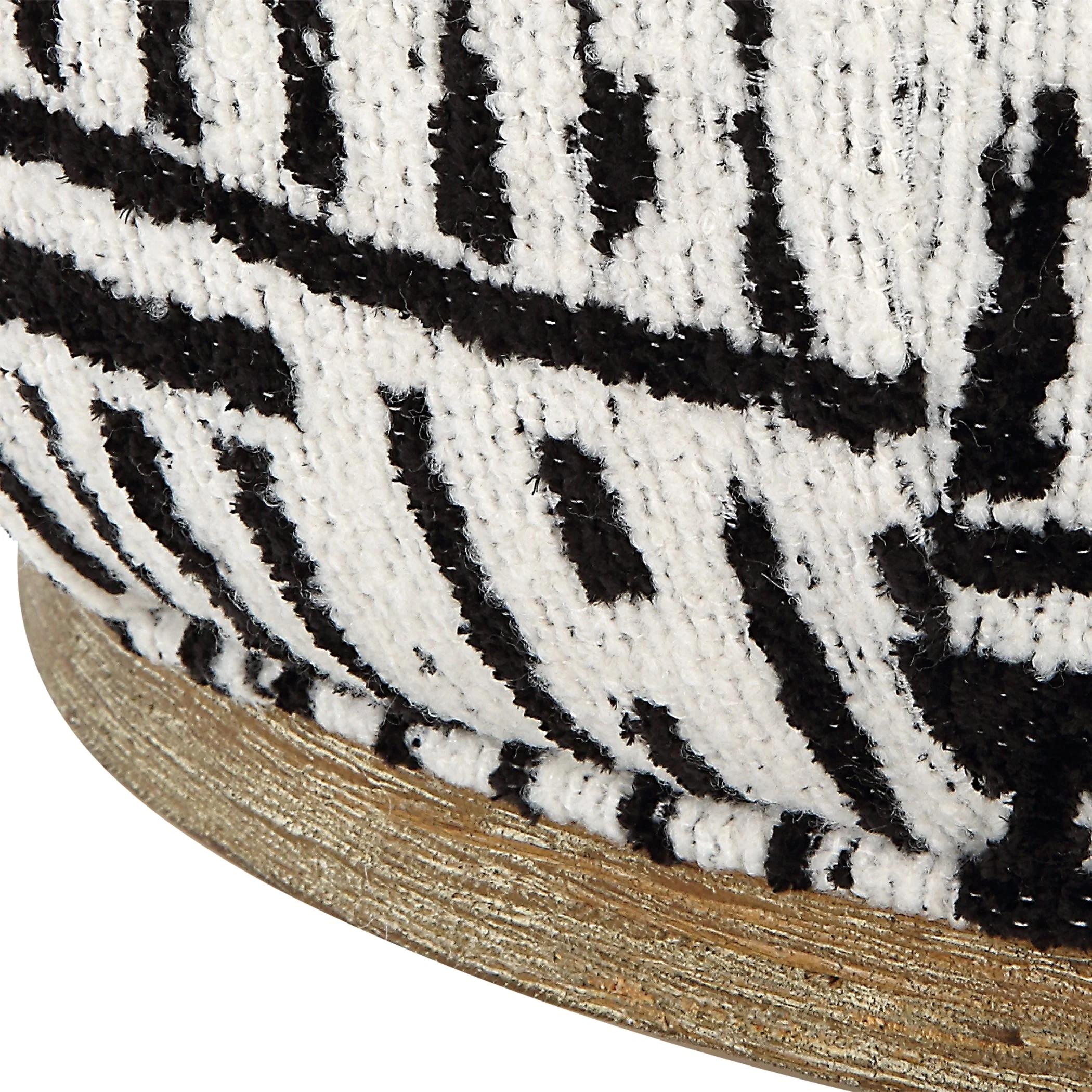 Uttermost Dialogue Poof Ottoman - Image 8