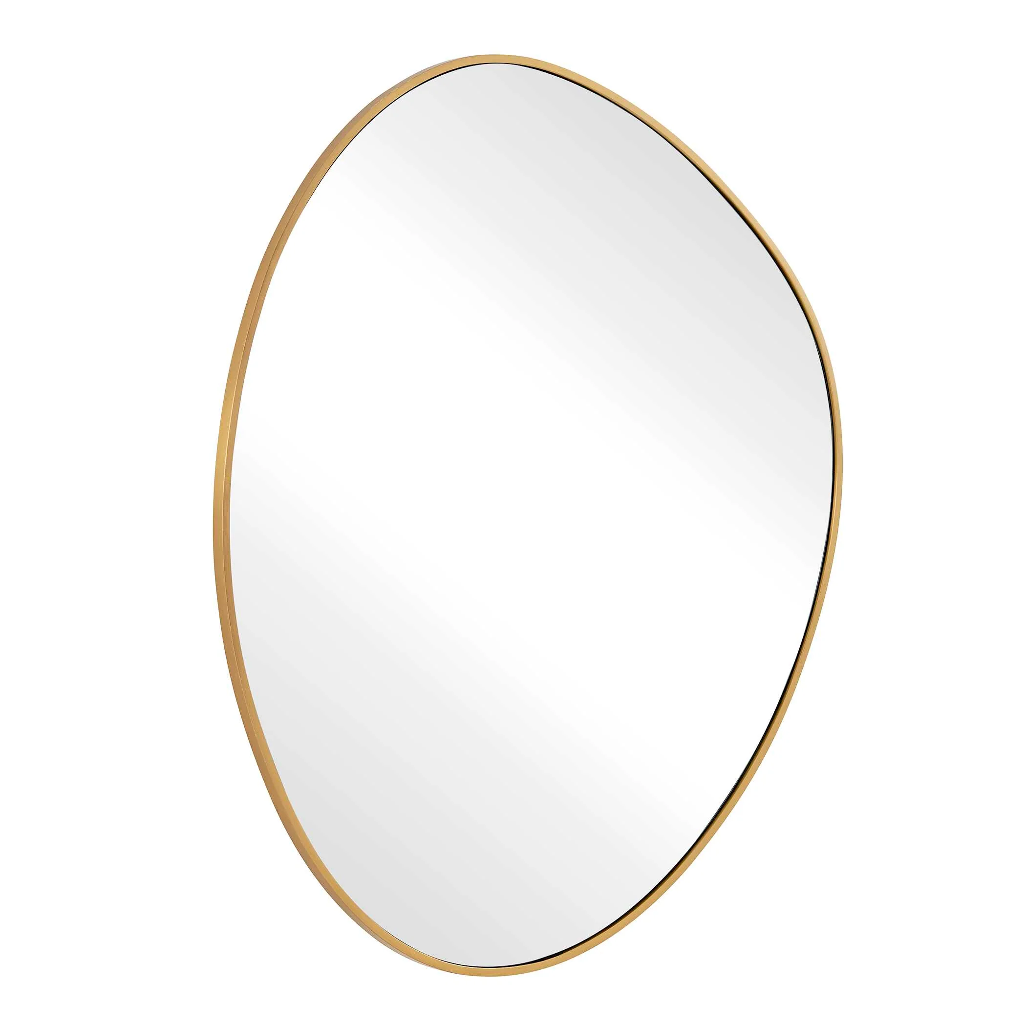 Uttermost Distort Antique Brass Mirror - Image 5