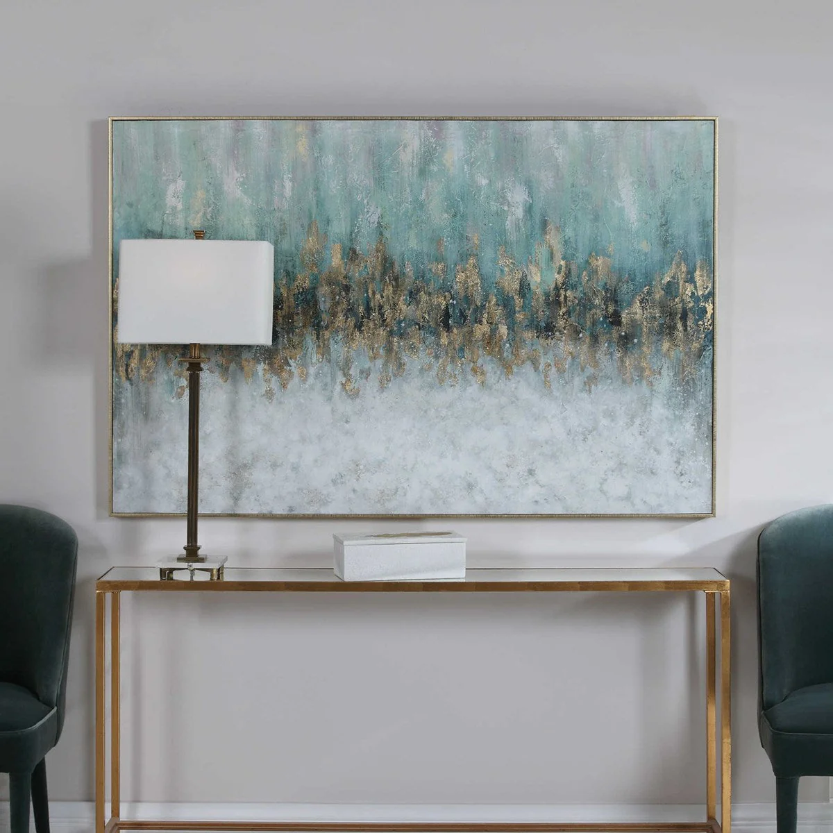 Uttermost Divide Hand Painted Canvas - Image 3