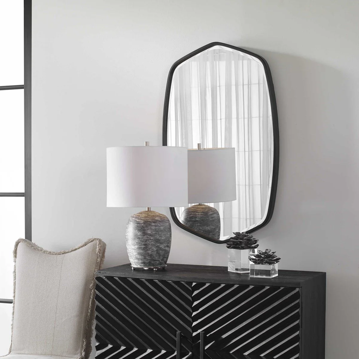Uttermost Duronia Black Mirror