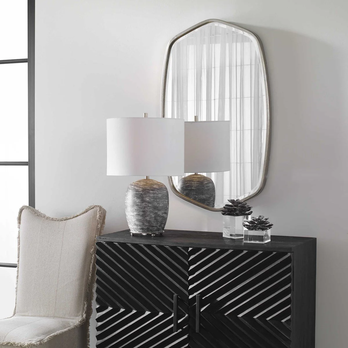 Uttermost Duronia Silver Mirror