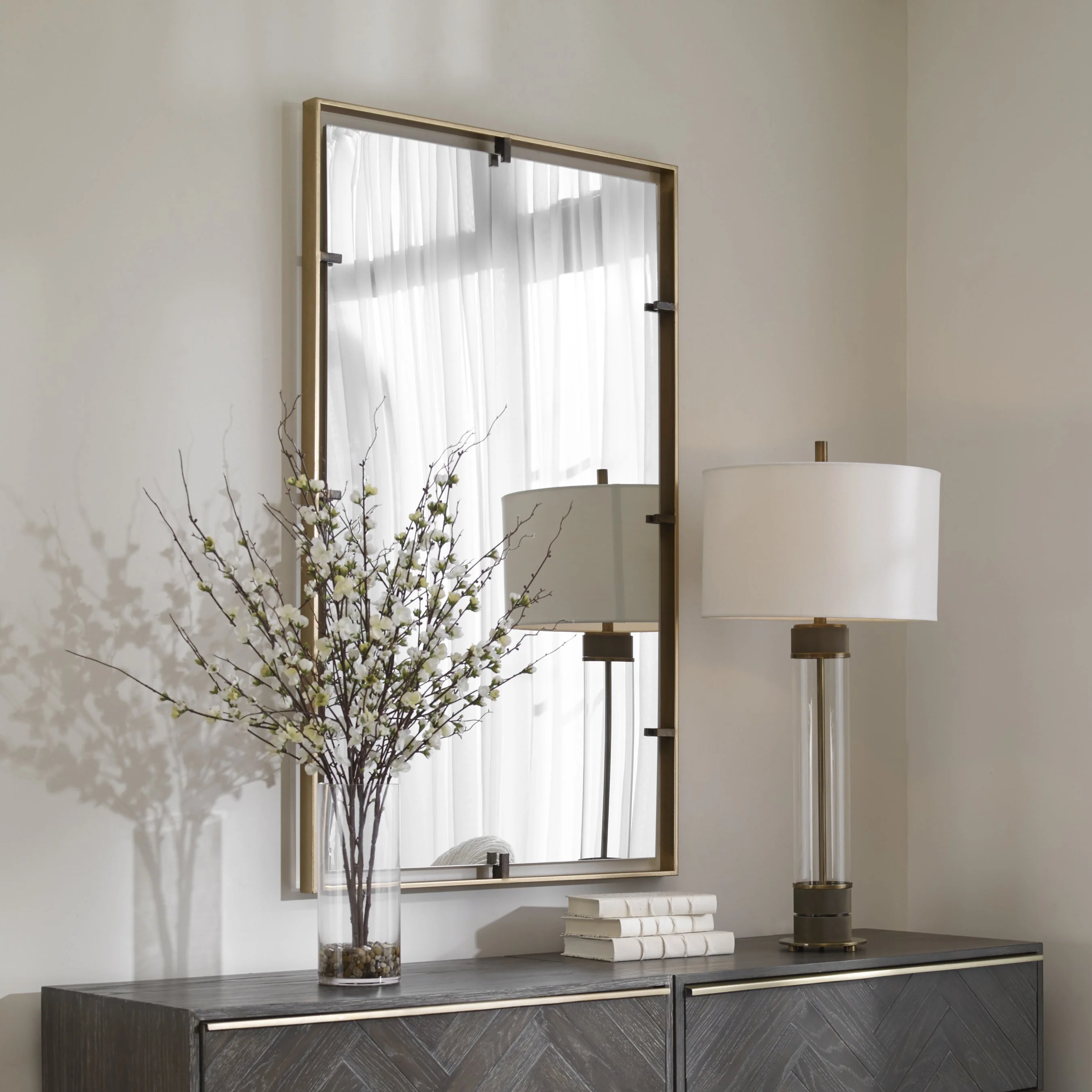 Uttermost Egon Gold Wall Mirror - Image 3