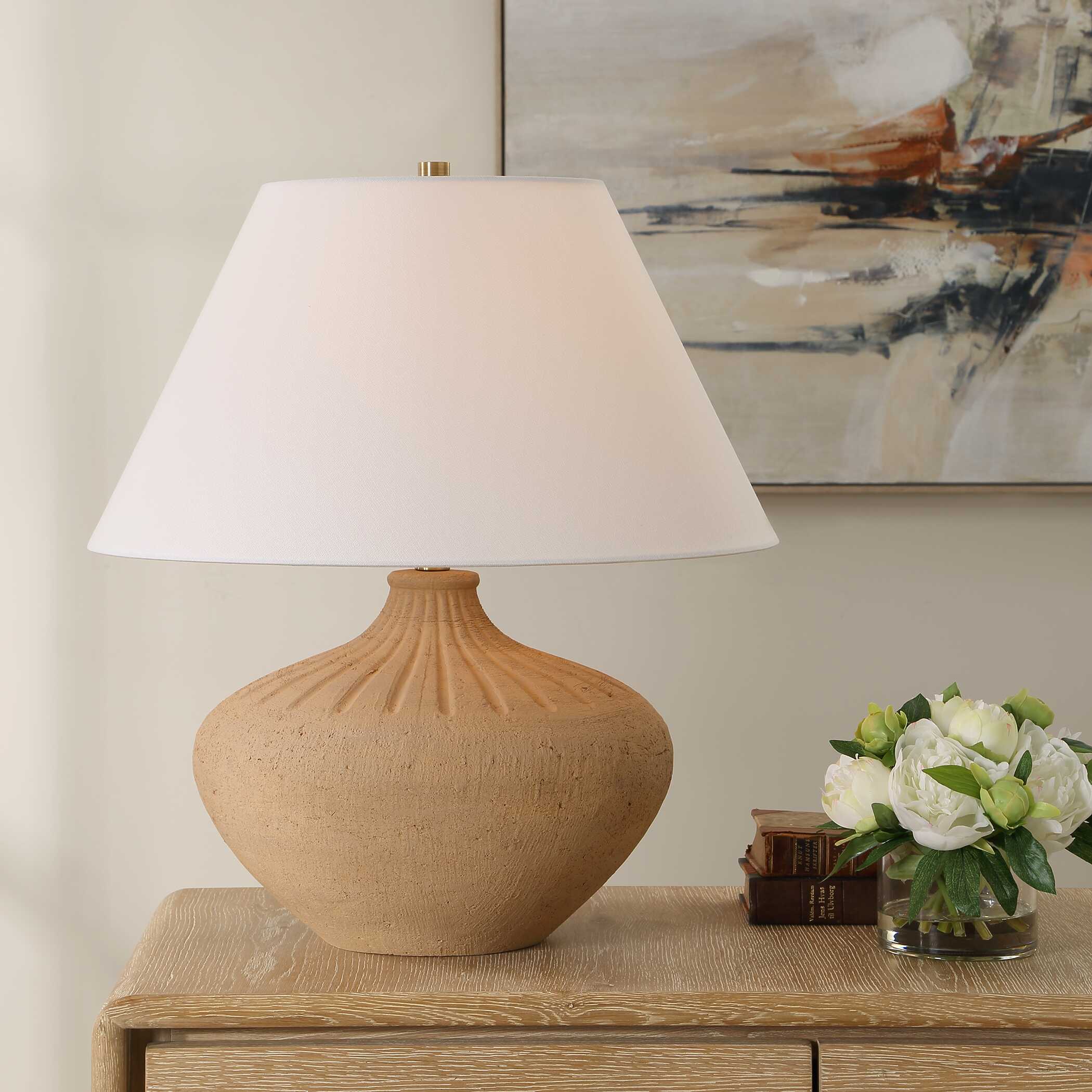 Uttermost Eldon Terracotta Table Lamp - Image 2