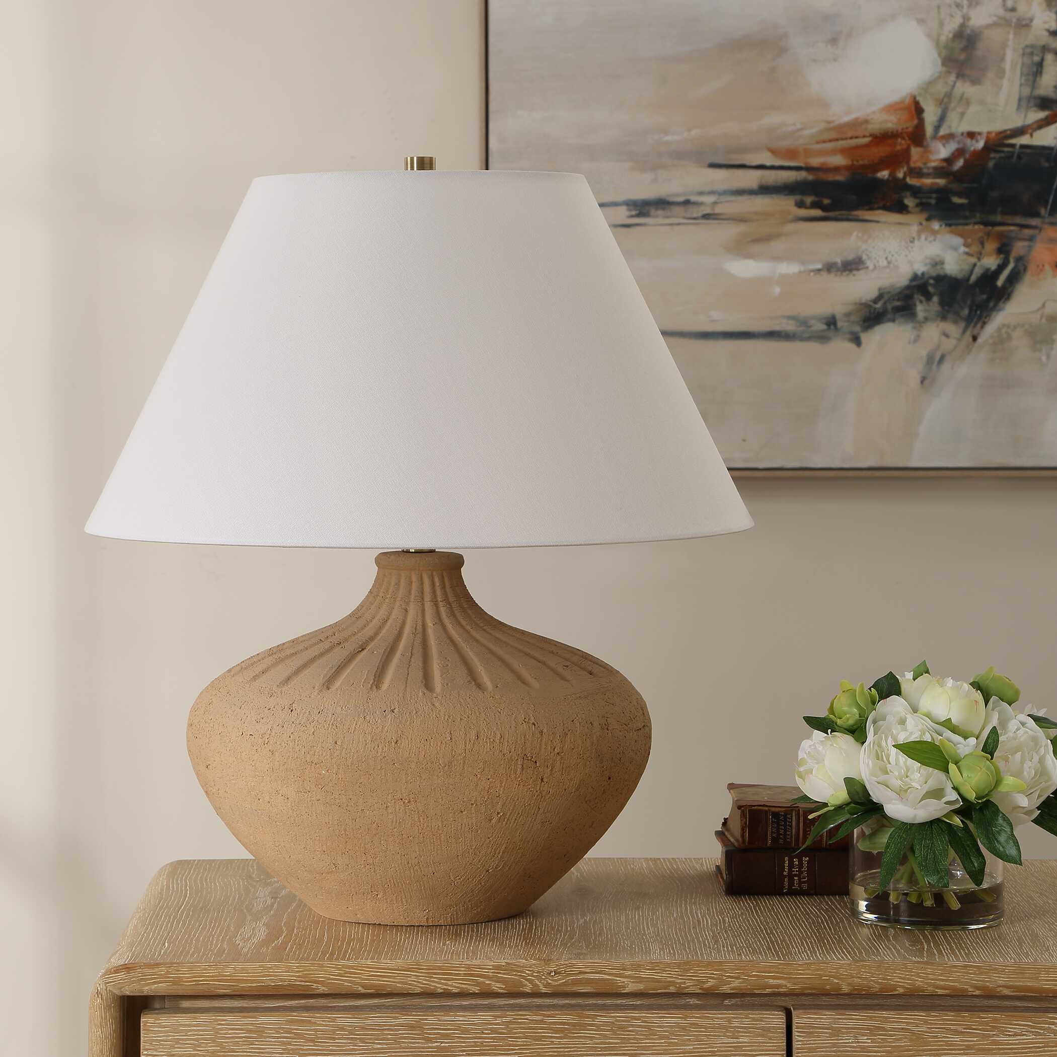 Uttermost Eldon Terracotta Table Lamp - Image 3