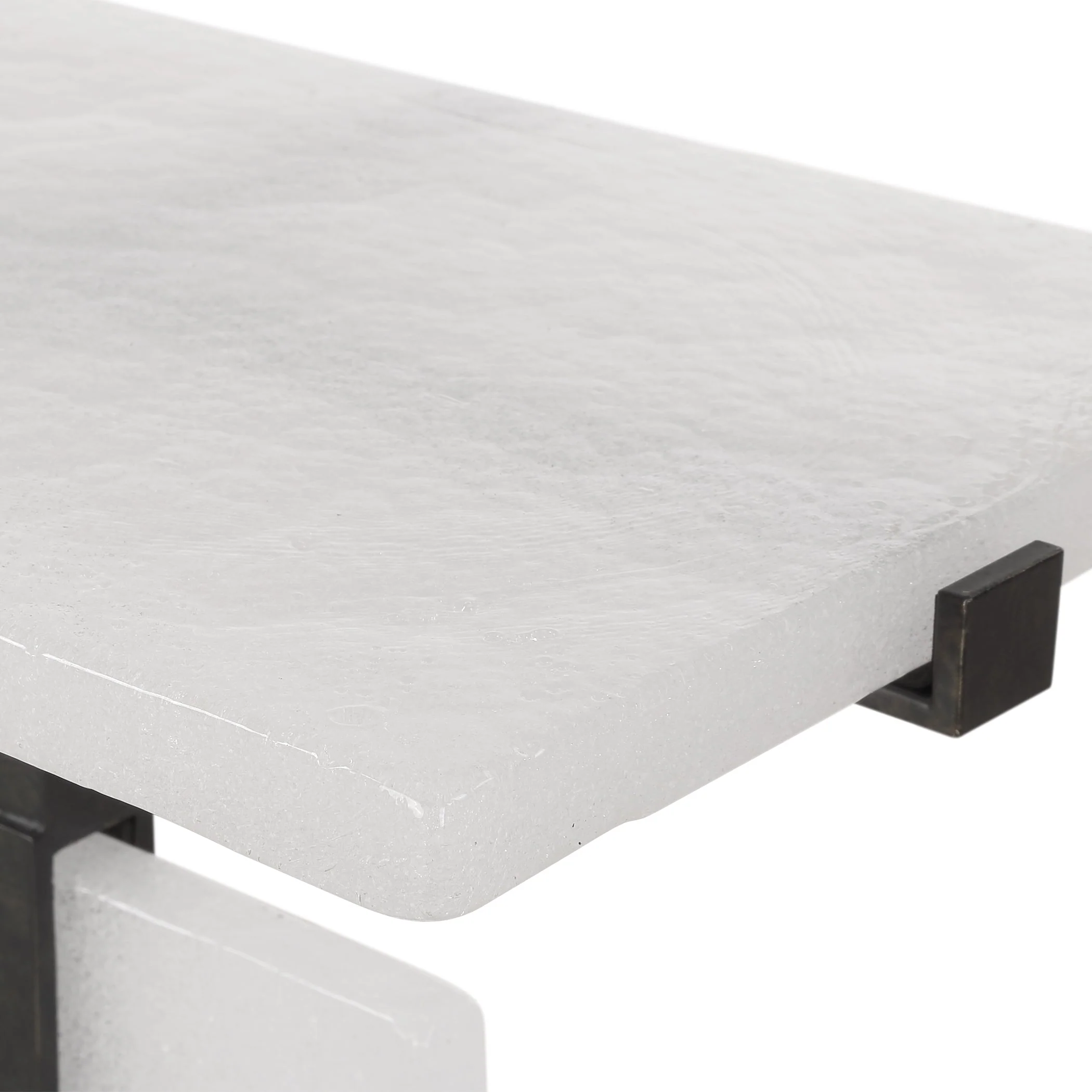 Uttermost Elements Bubble Glass Accent Table - Image 6