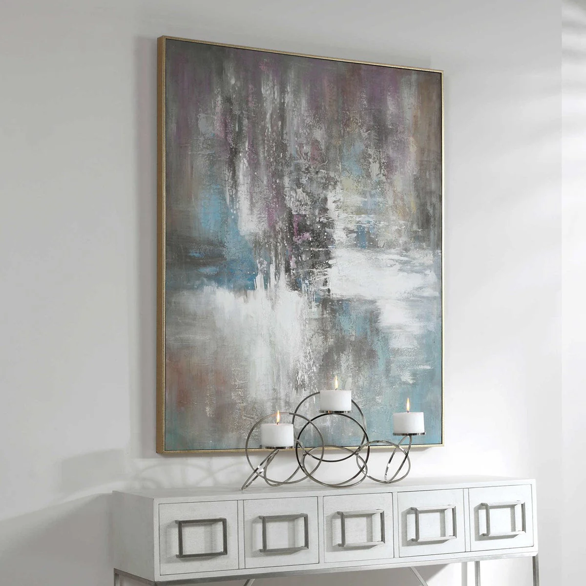 Uttermost Elevation Hand Painted Canvas - Image 4