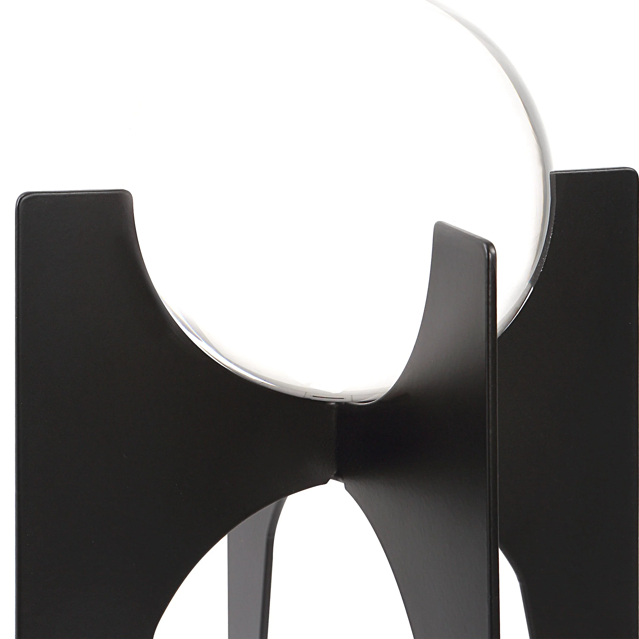 Uttermost Ellianna Crystal Spheres On Black Base,  S/2 - Image 3