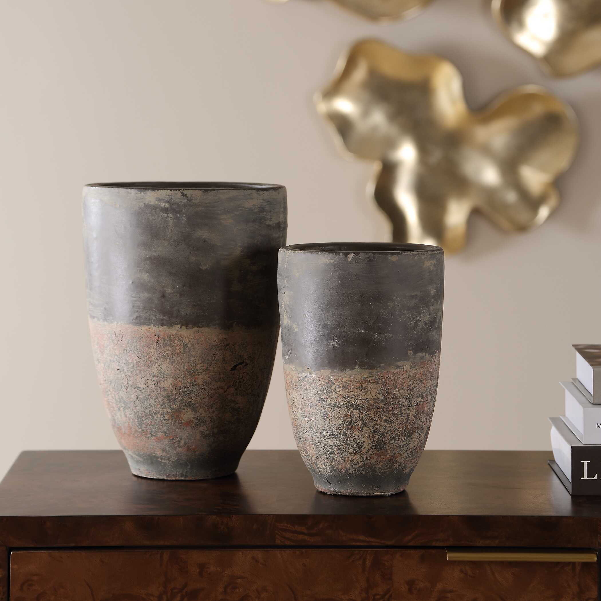 Uttermost Emberwash Planters, S/2 - Image 2