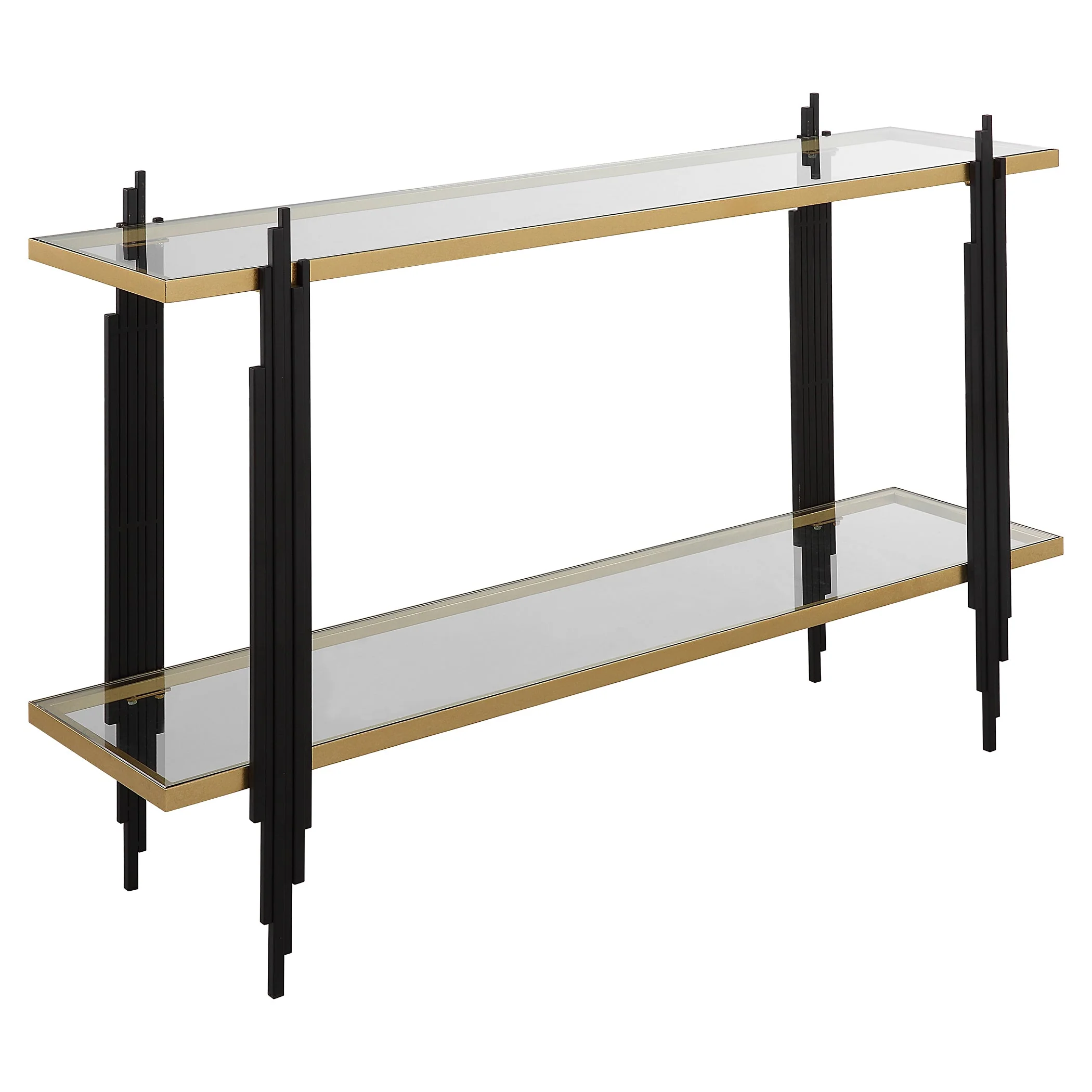 Uttermost Empire Cityscape Console Table - Image 4
