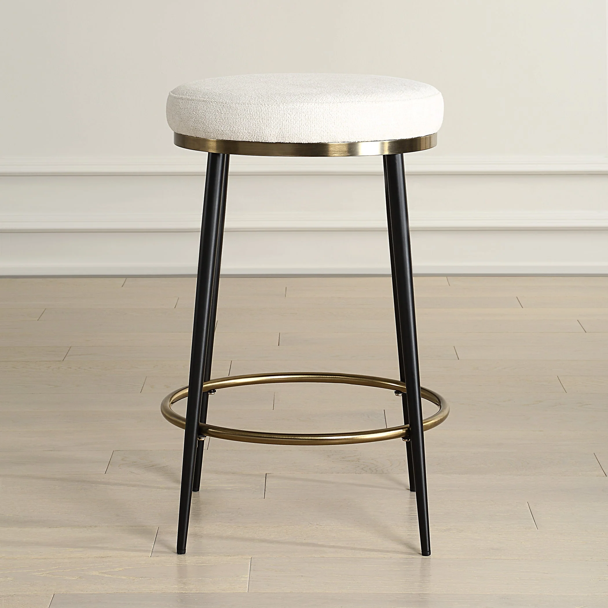 Uttermost Ensemble Cream Counter Stool - Image 3