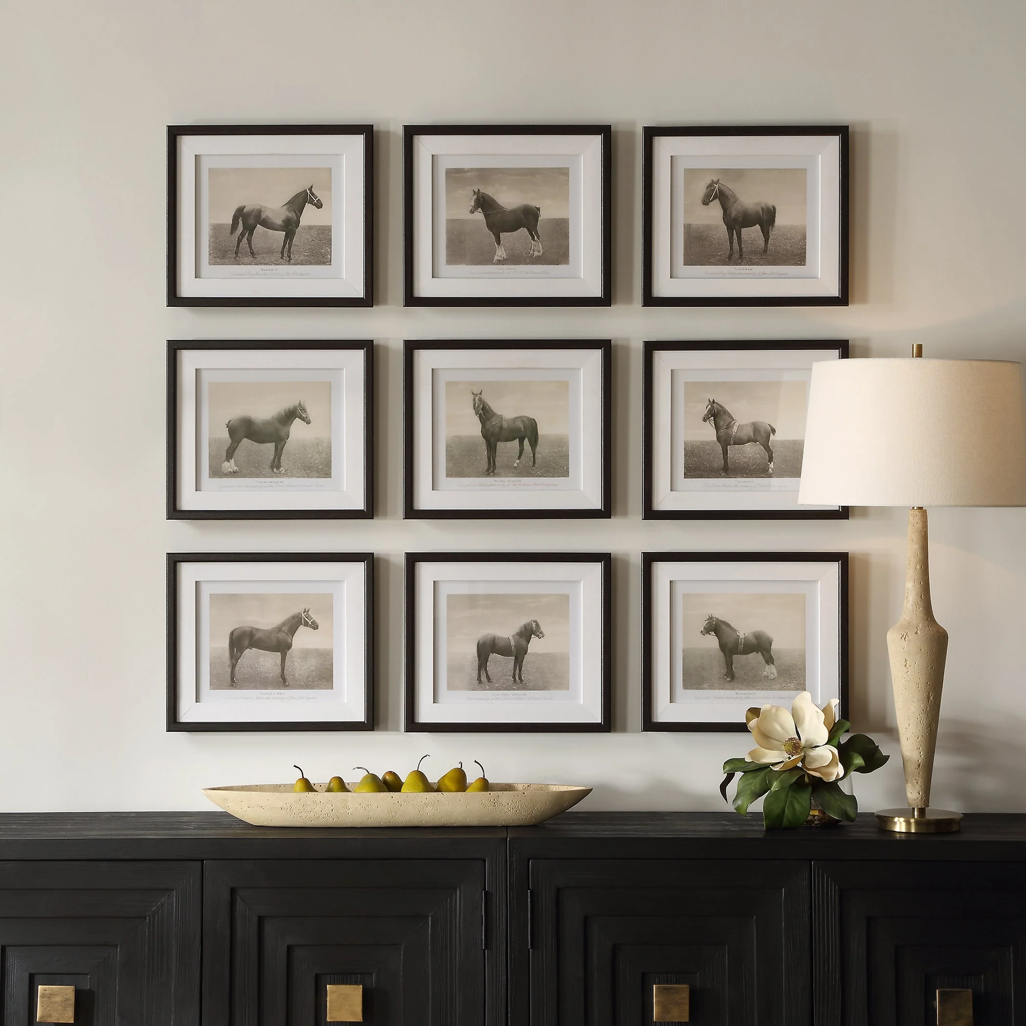 Uttermost Equine Dynasty Framed Prints, S/9 - Image 2