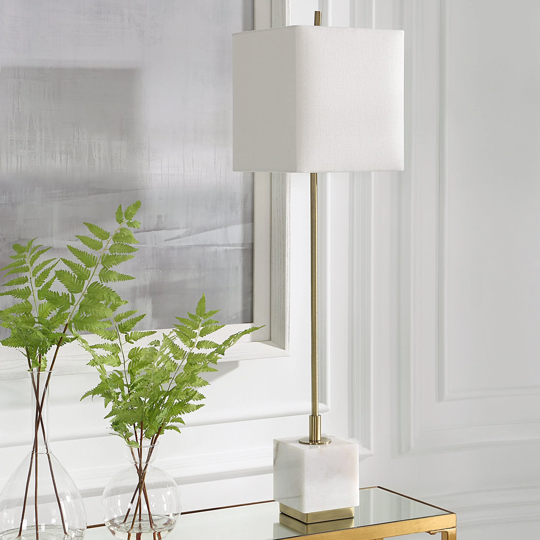 Uttermost Escort Brass Buffet Lamp - Image 3