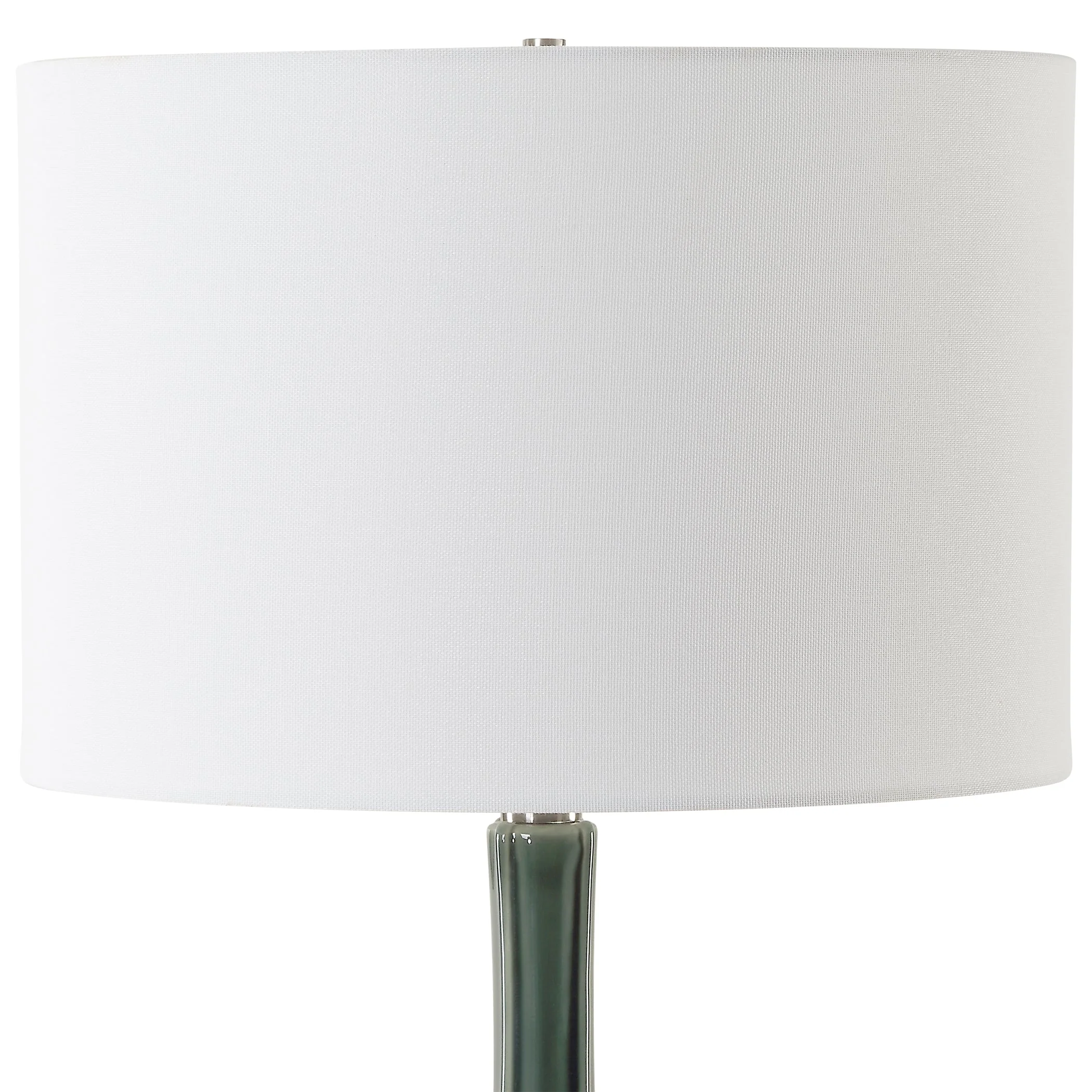 Uttermost Essex Green Glass Table Lamp - Image 5