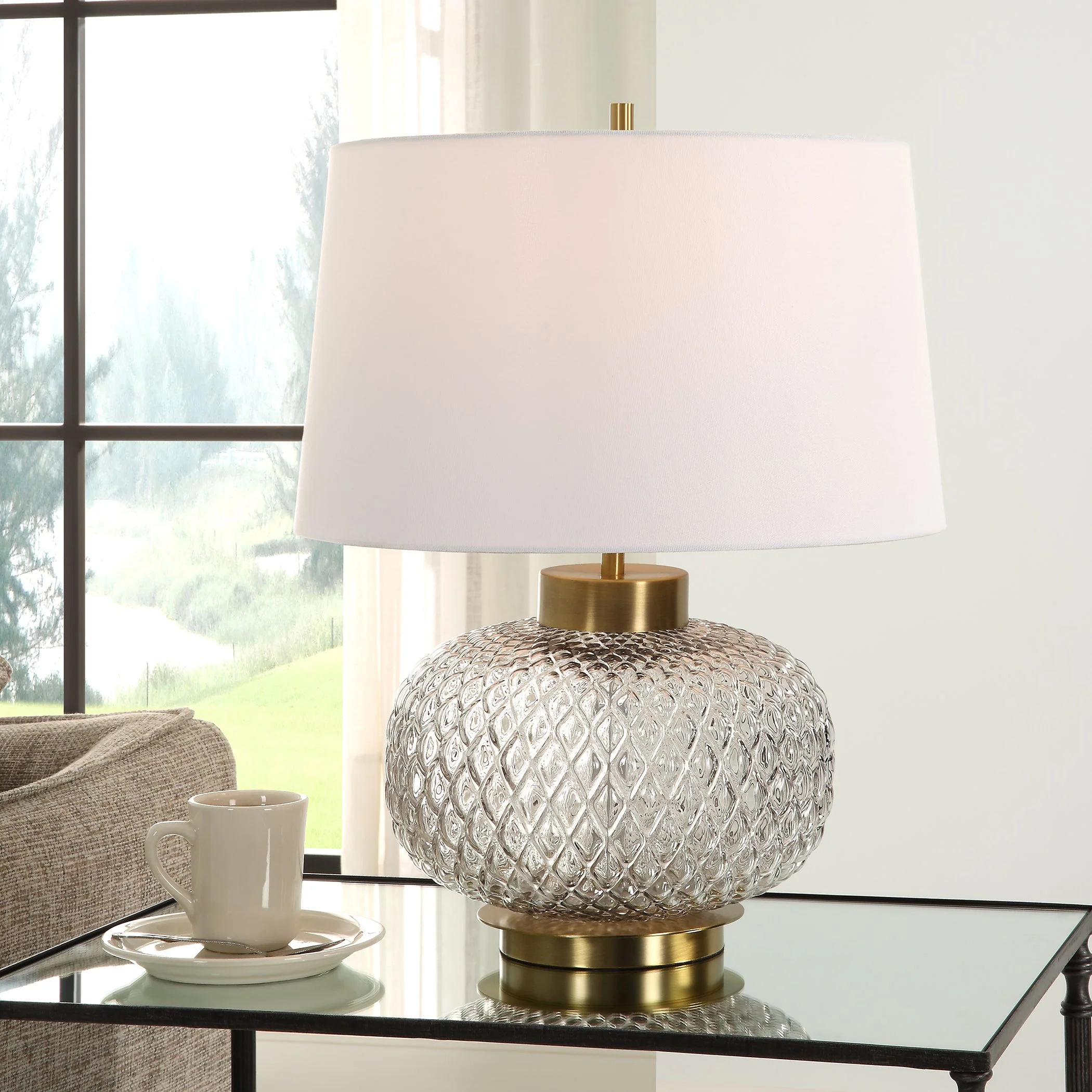 Uttermost Estelle Glass Table Lamp - Image 2