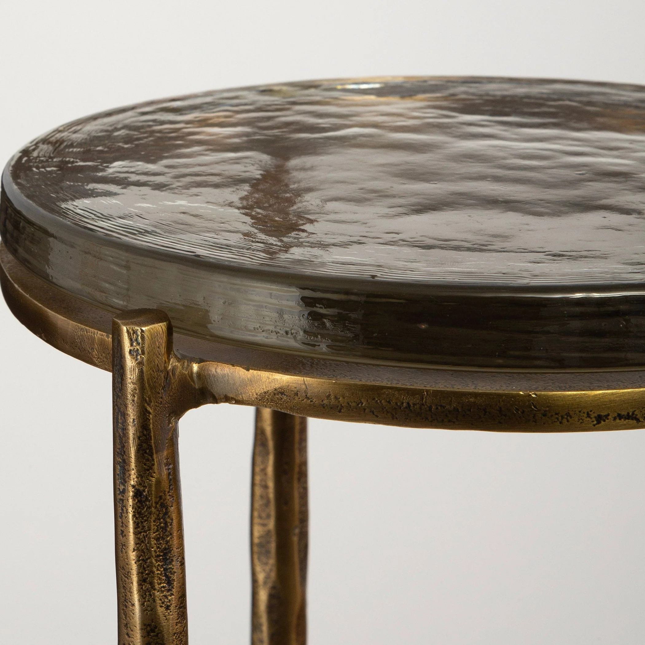 Uttermost Eternity Brass Accent Table - Image 4