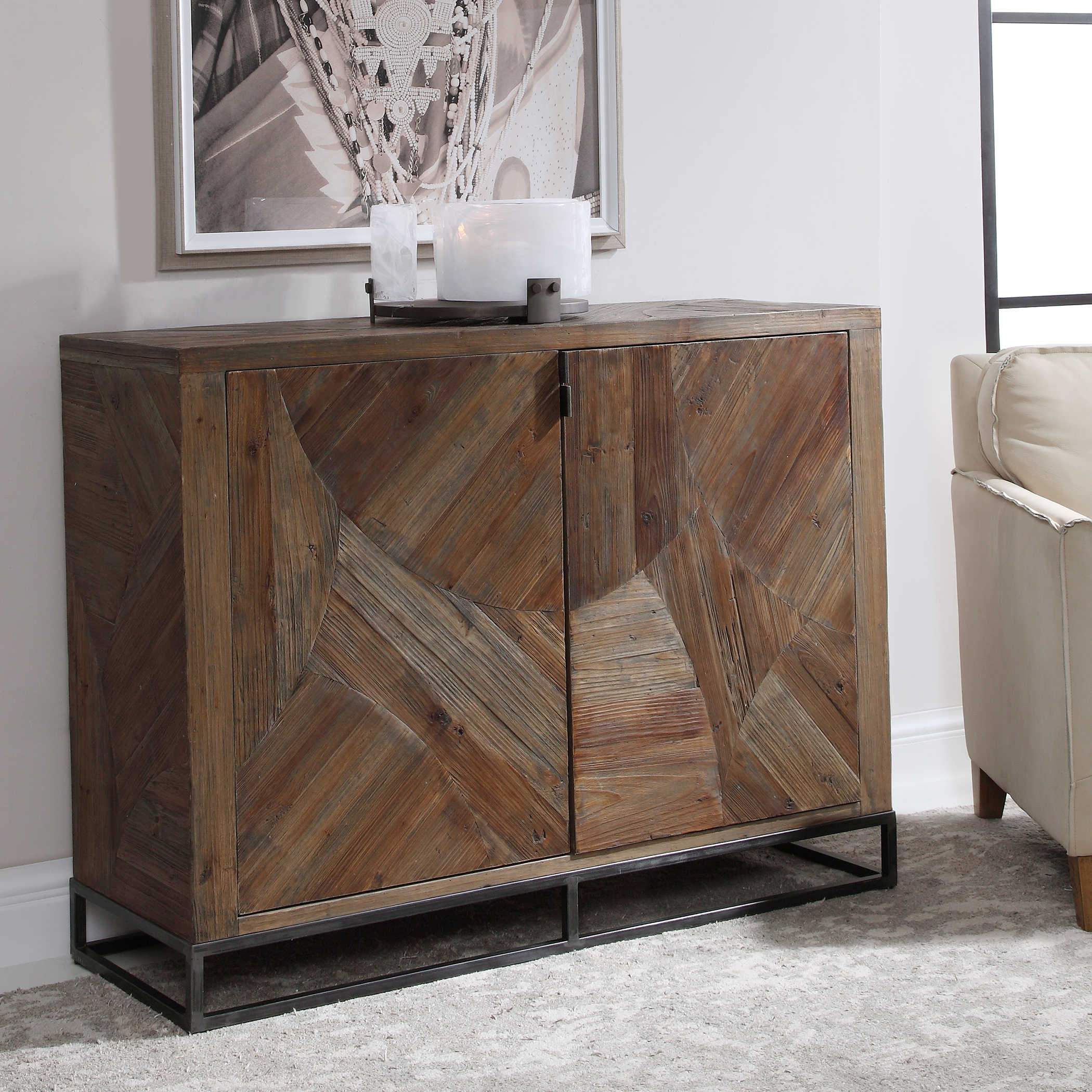 Uttermost Evros 2 Door Cabinet - Image 3