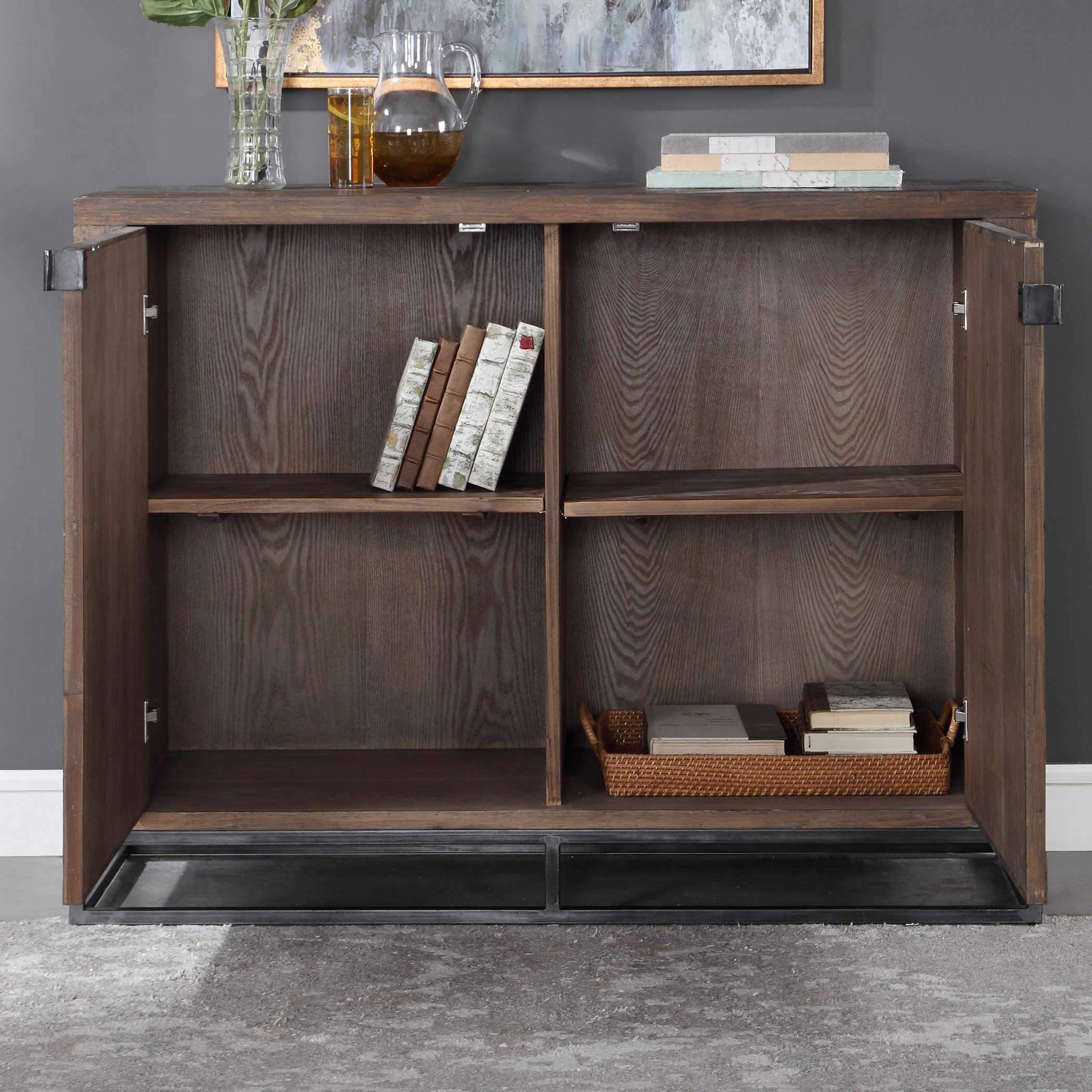Uttermost Evros 2 Door Cabinet - Image 4