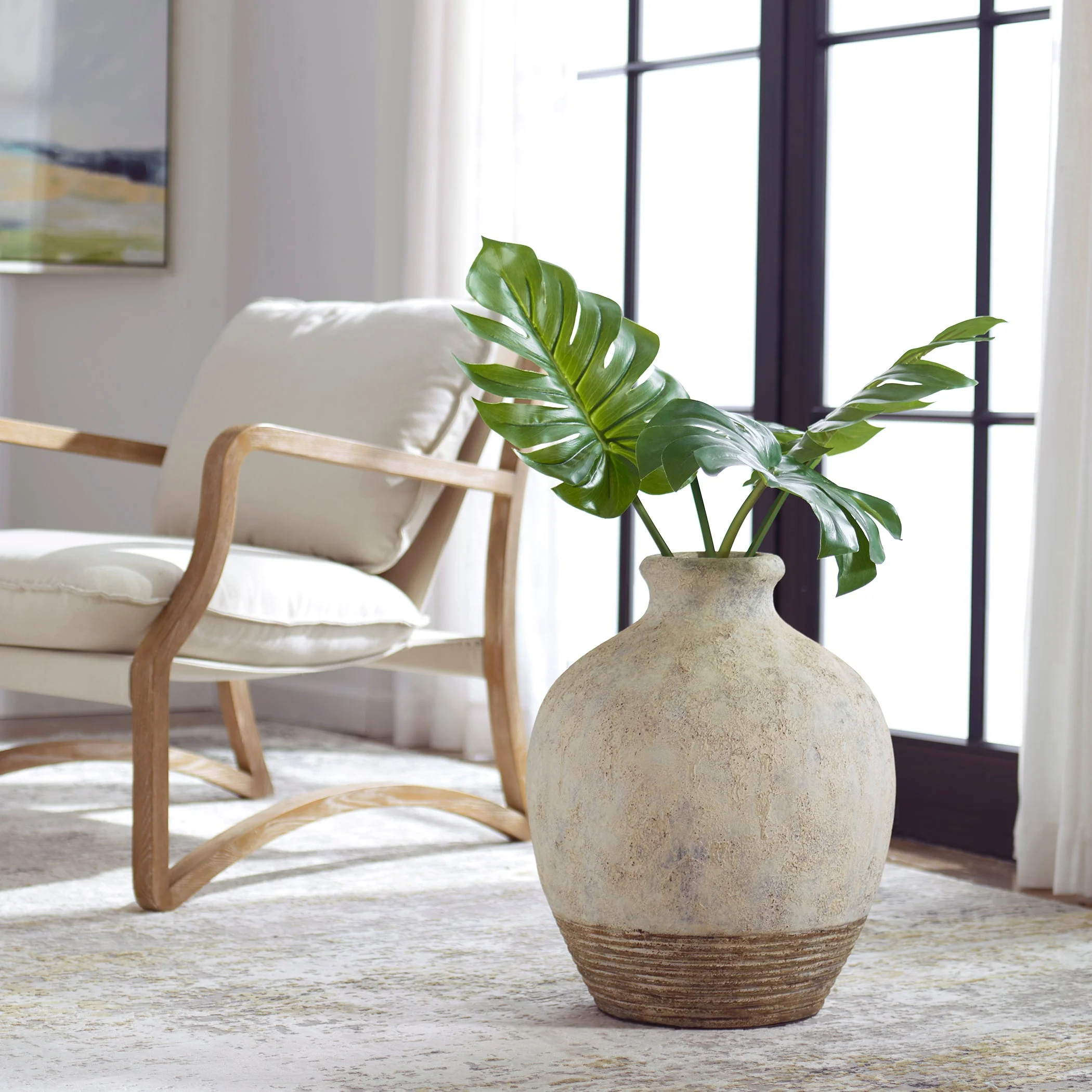 Uttermost Fernandina Oversized Rustic Vase - Image 2