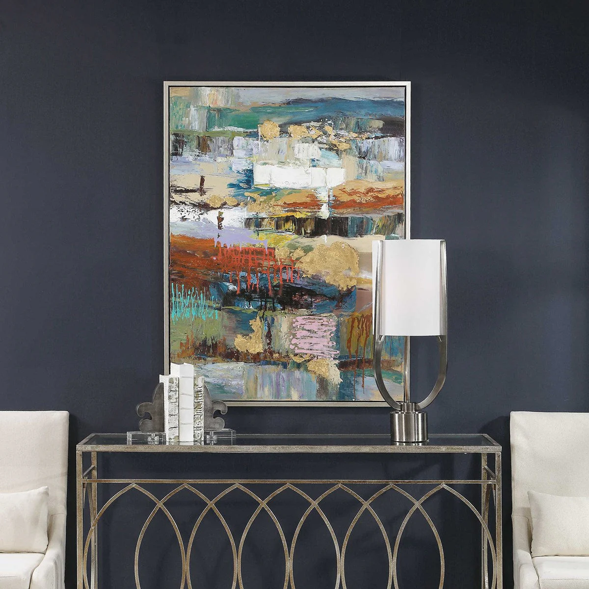 Uttermost Fiesta Hand Painted Canvas - Image 3