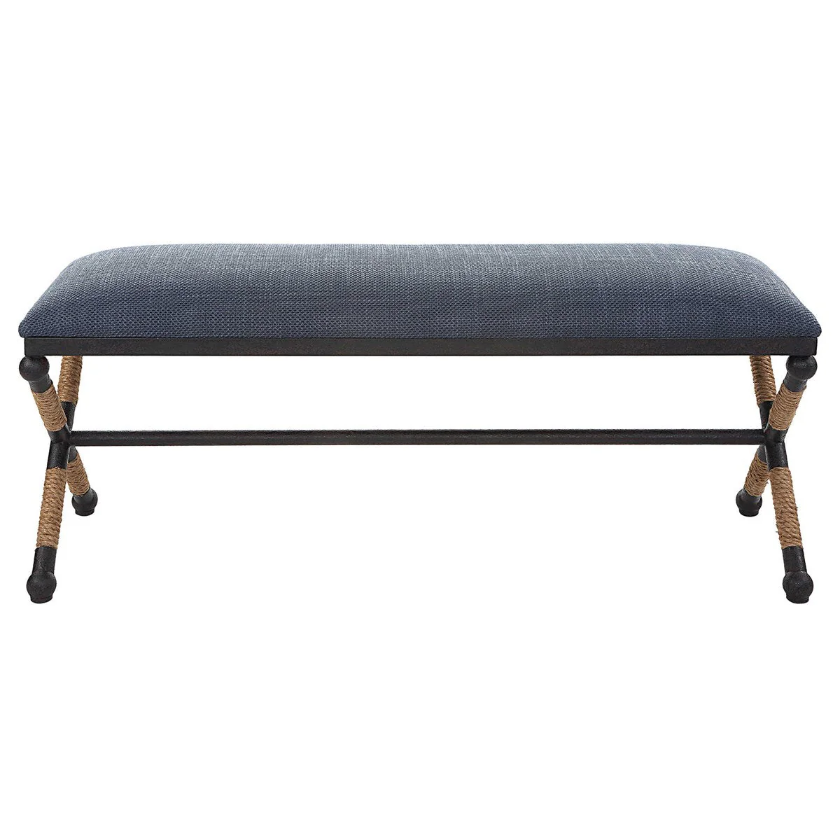 Uttermost Firth Bench, Navy - Image 2