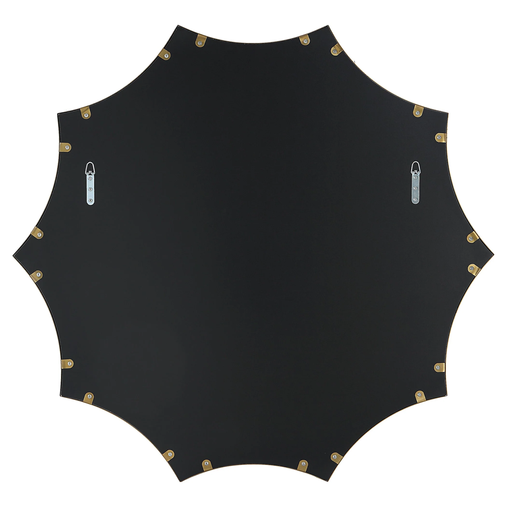 Uttermost Flare Brushed Brass Round Mirror - CLOSEOUT - Image 7