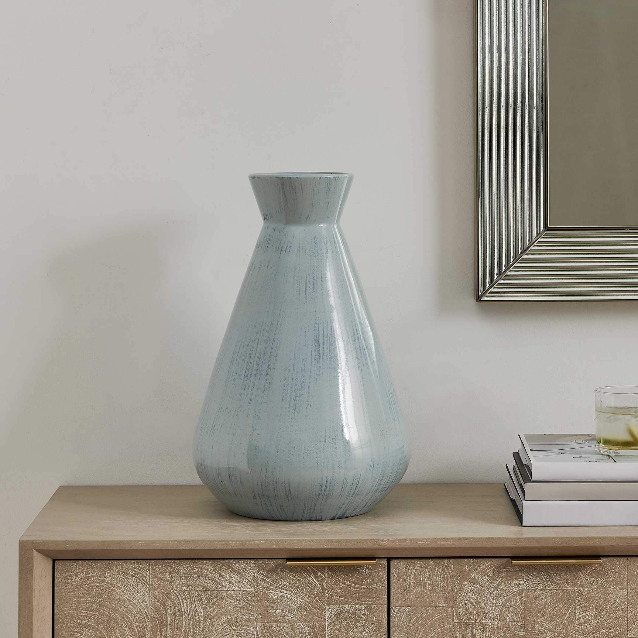 Uttermost Flare Spire Indoor-Outdoor Ceramic Vase - Image 3
