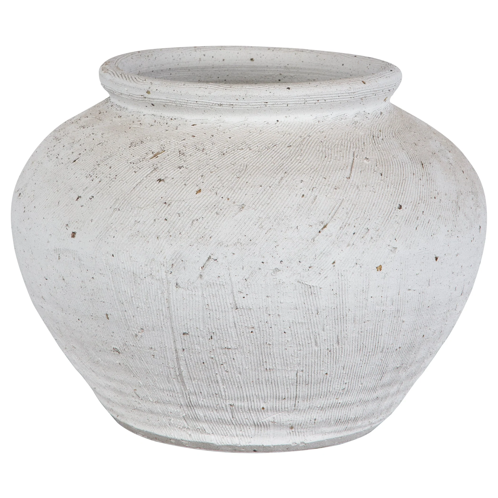Uttermost Floreana Round White Vase - Image 6