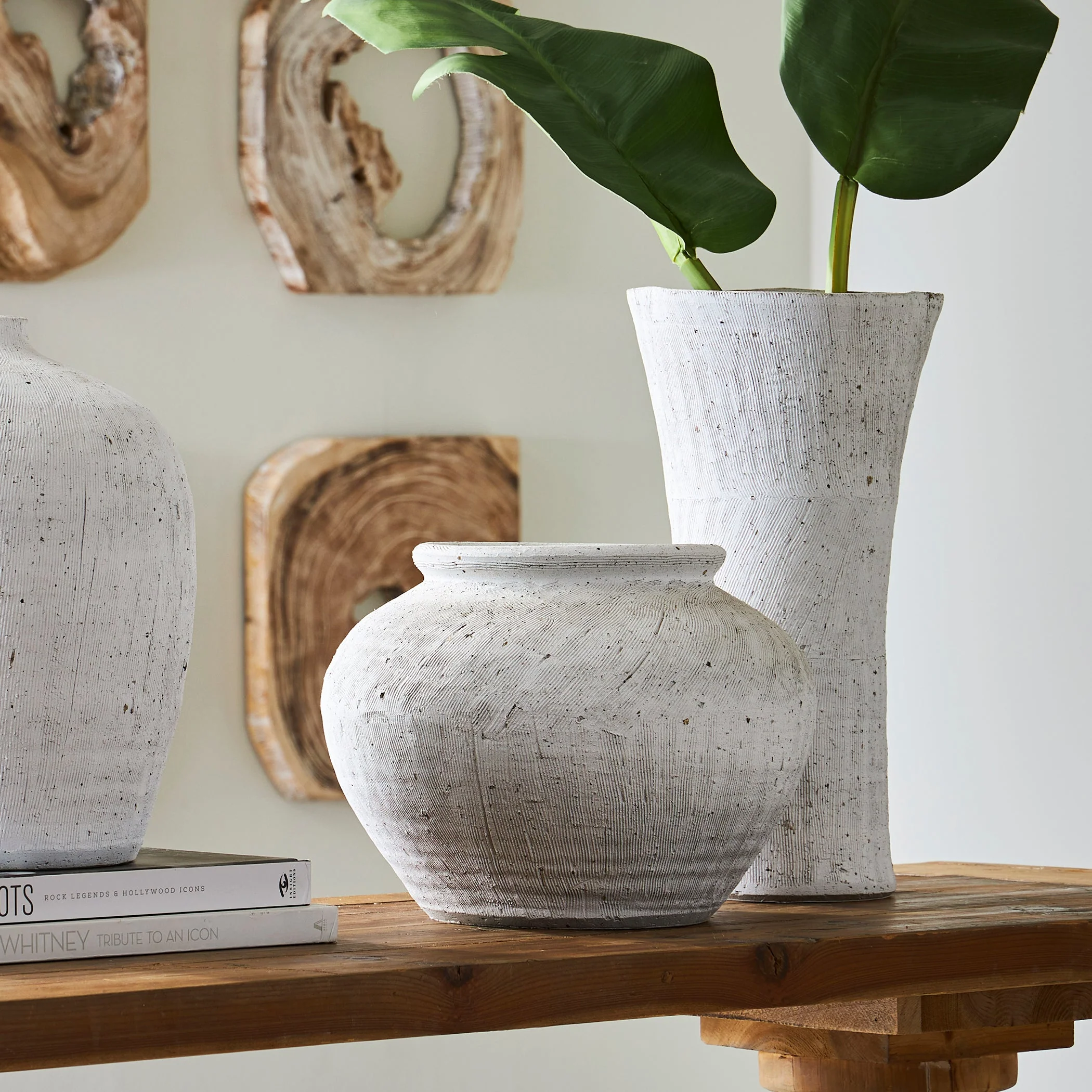 Uttermost Floreana Tall White Vase - Image 2