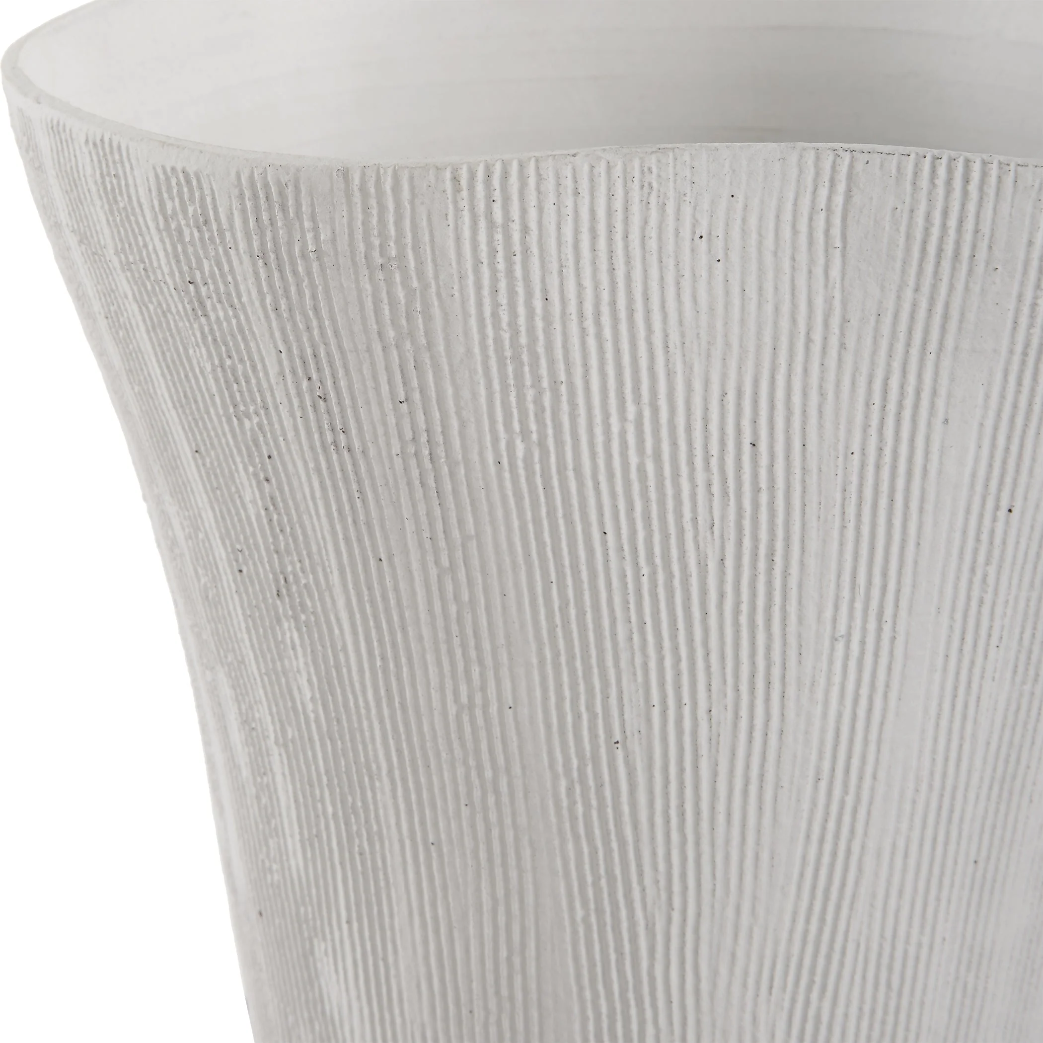 Uttermost Floreana Tall White Vase - Image 6