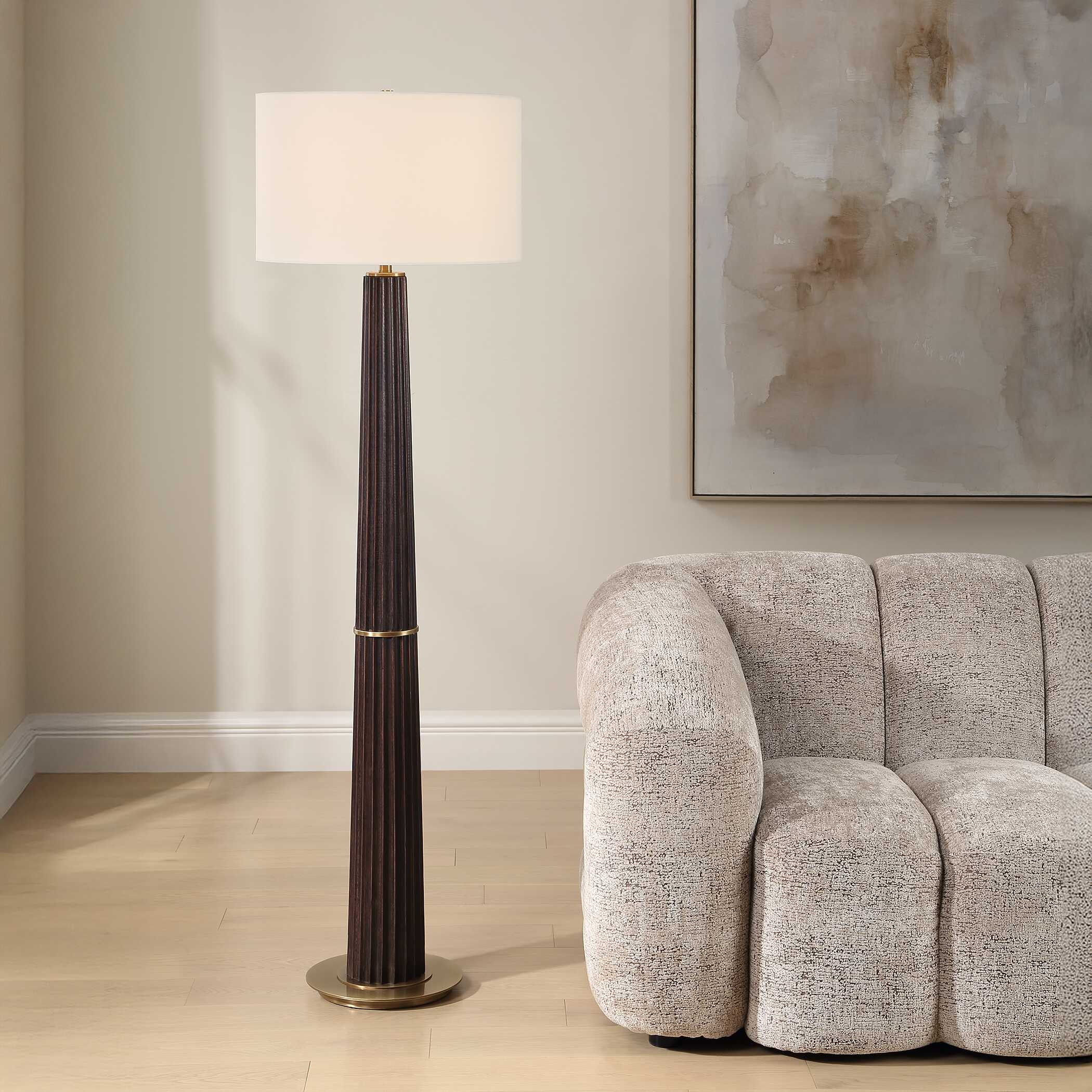 Uttermost Forage Dark Oak Floor Lamp - Image 2