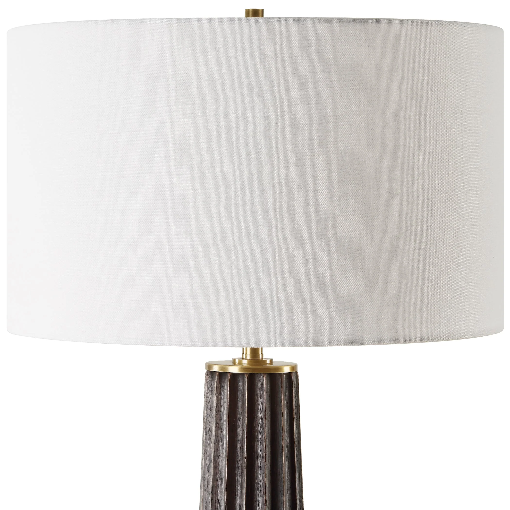 Uttermost Forage Dark Scalloped Table Lamp - Image 5