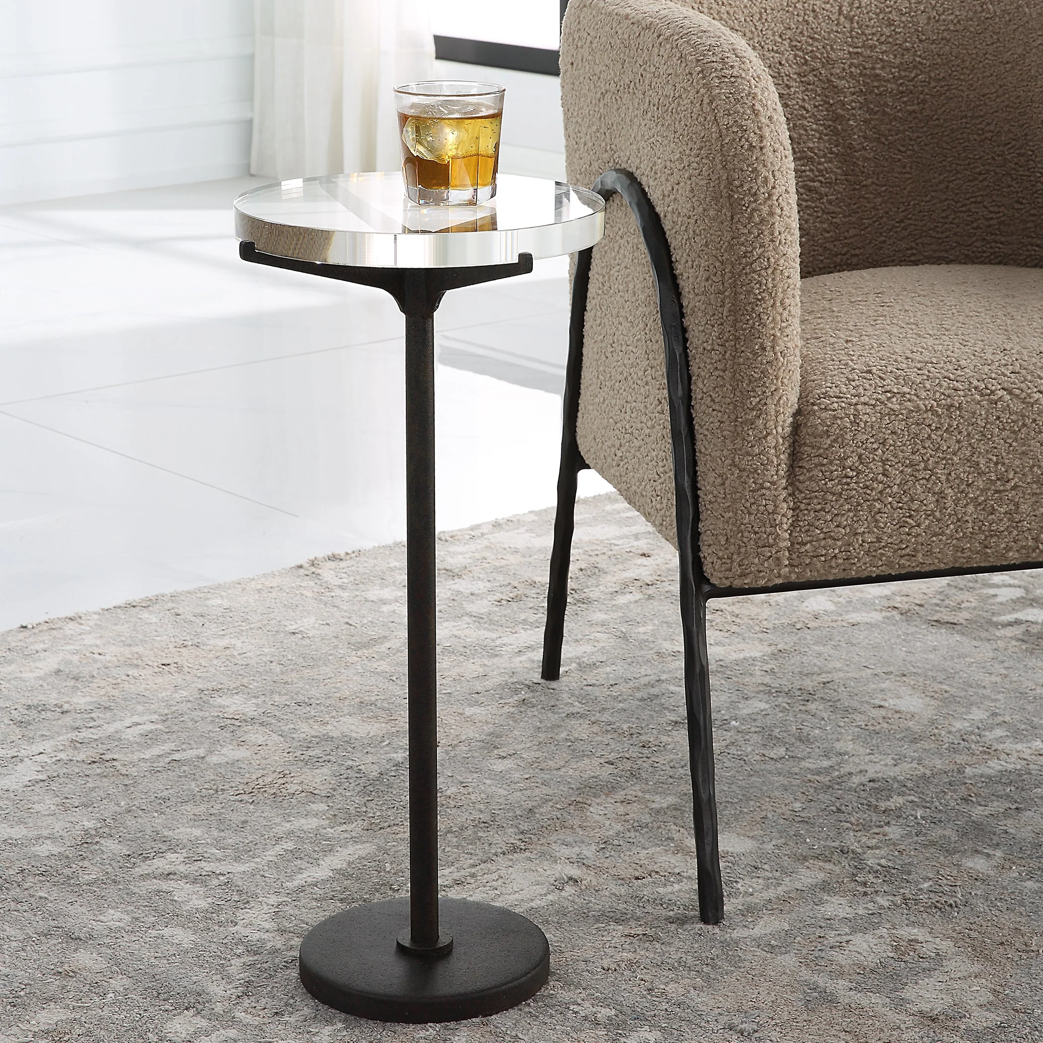 Uttermost Forge Industrial Accent Table - Image 2
