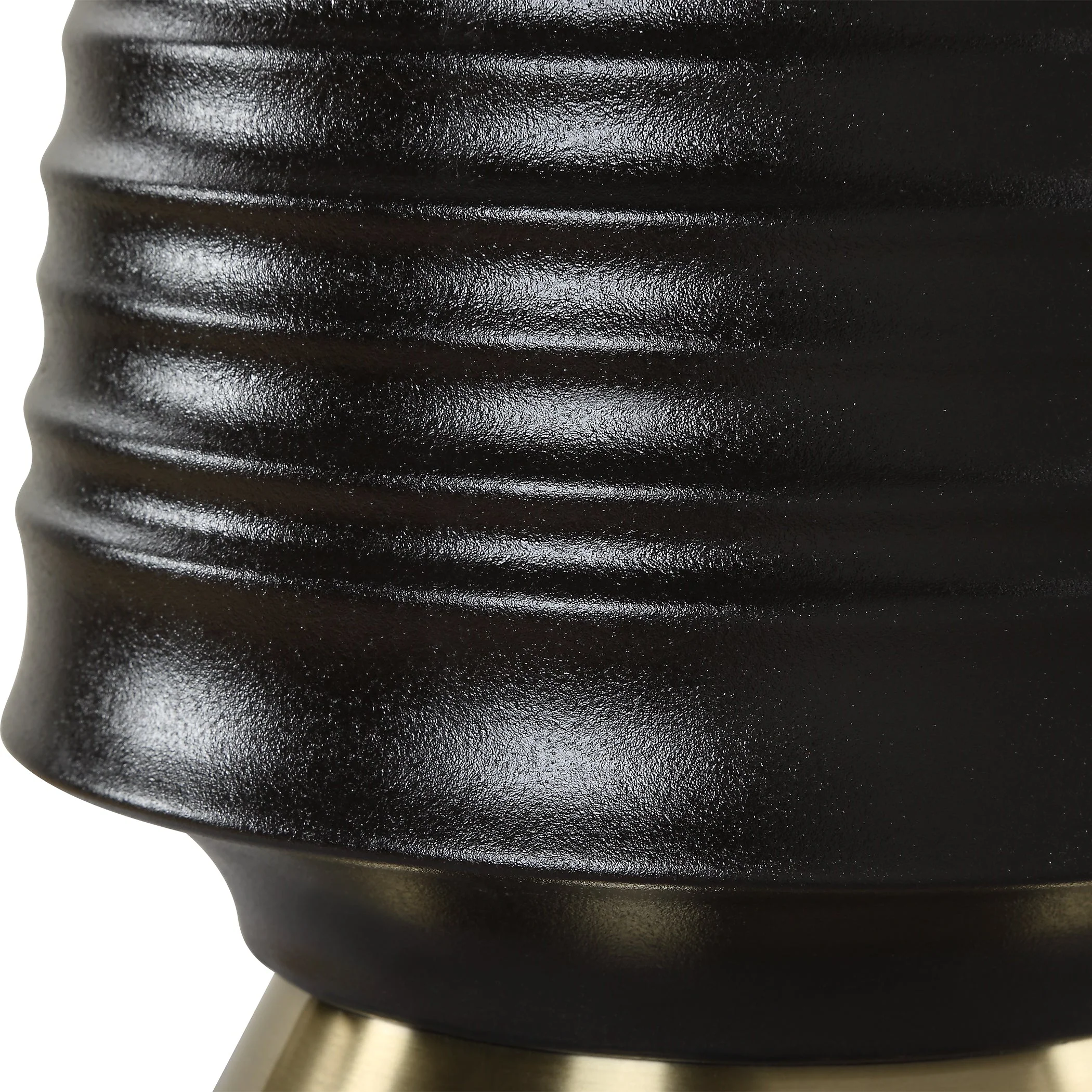 Uttermost Foster Black Glaze Table Lamp - Image 8