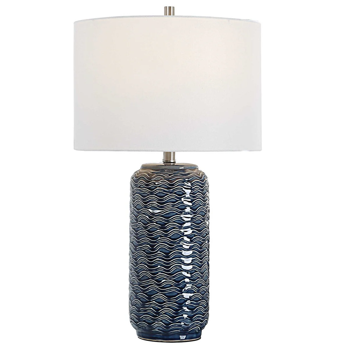 Foster Coastal Table Lamp - Blue
