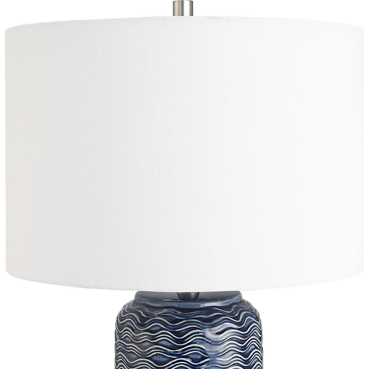 Foster Coastal Table Lamp - Blue - Image 5