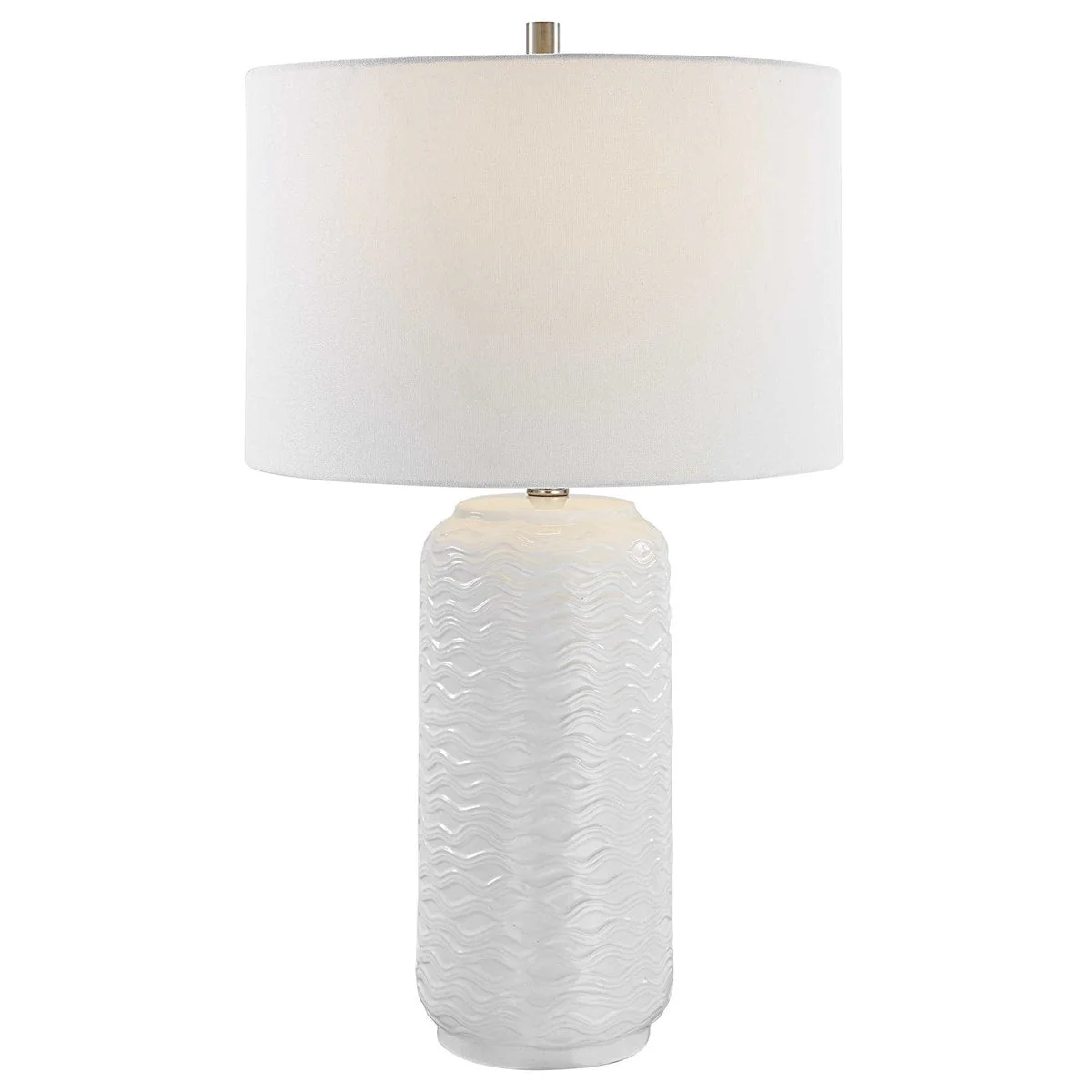 Foster Coastal Table Lamp - White