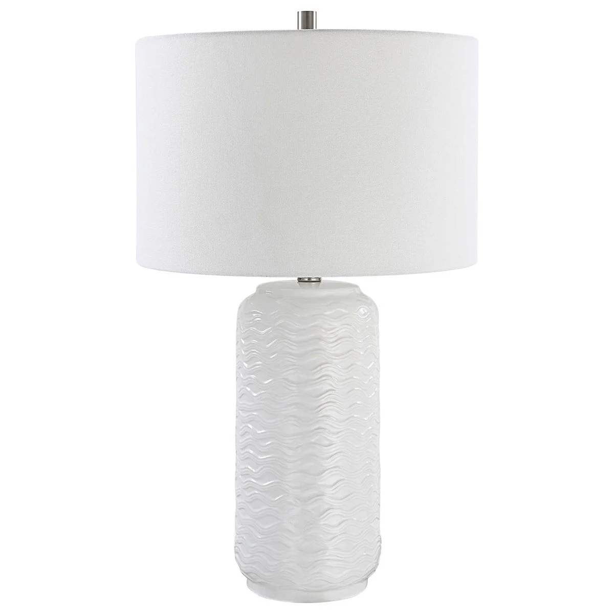 Foster Coastal Table Lamp - White - Image 3