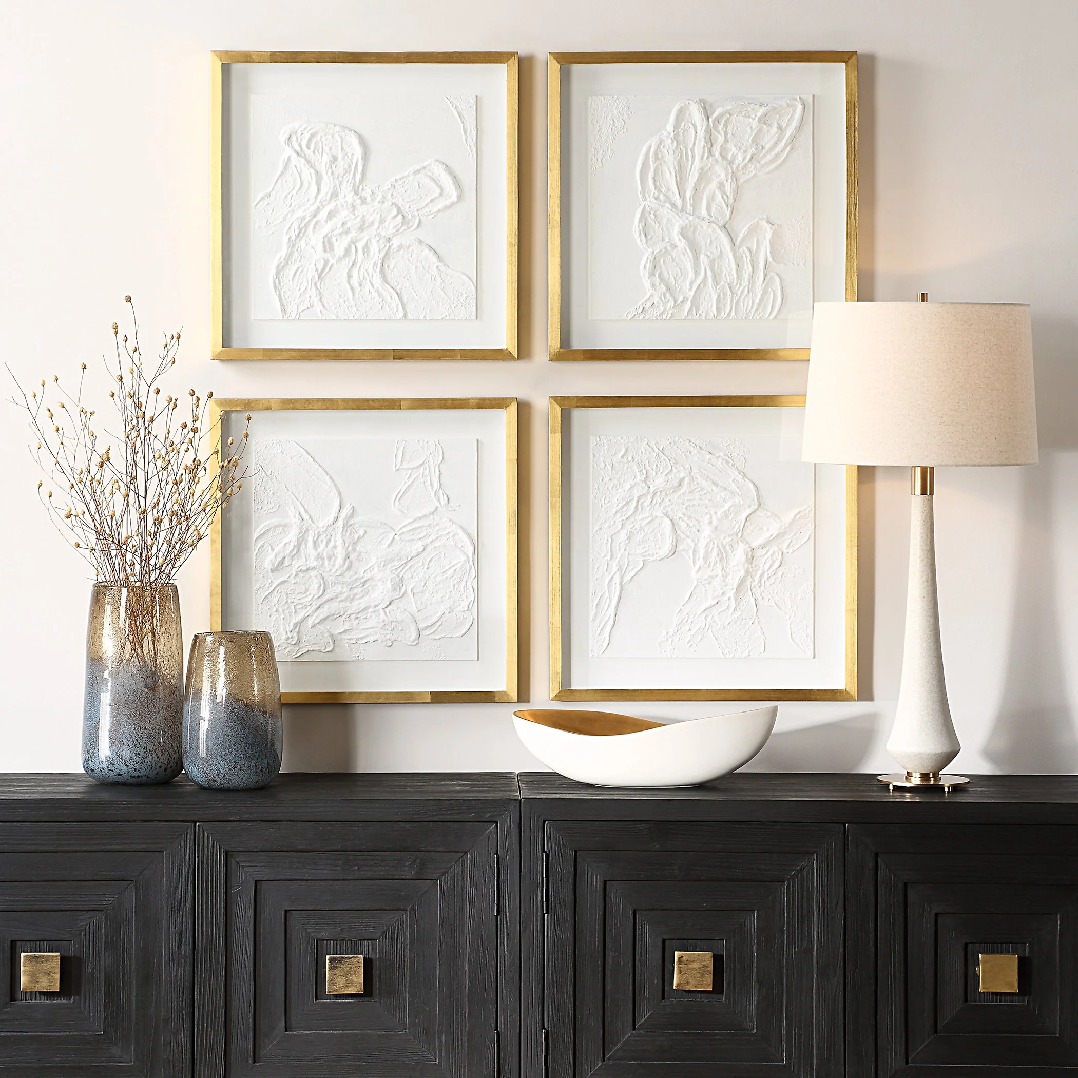 Uttermost Fourfold Framed Prints Set/4 - Image 2