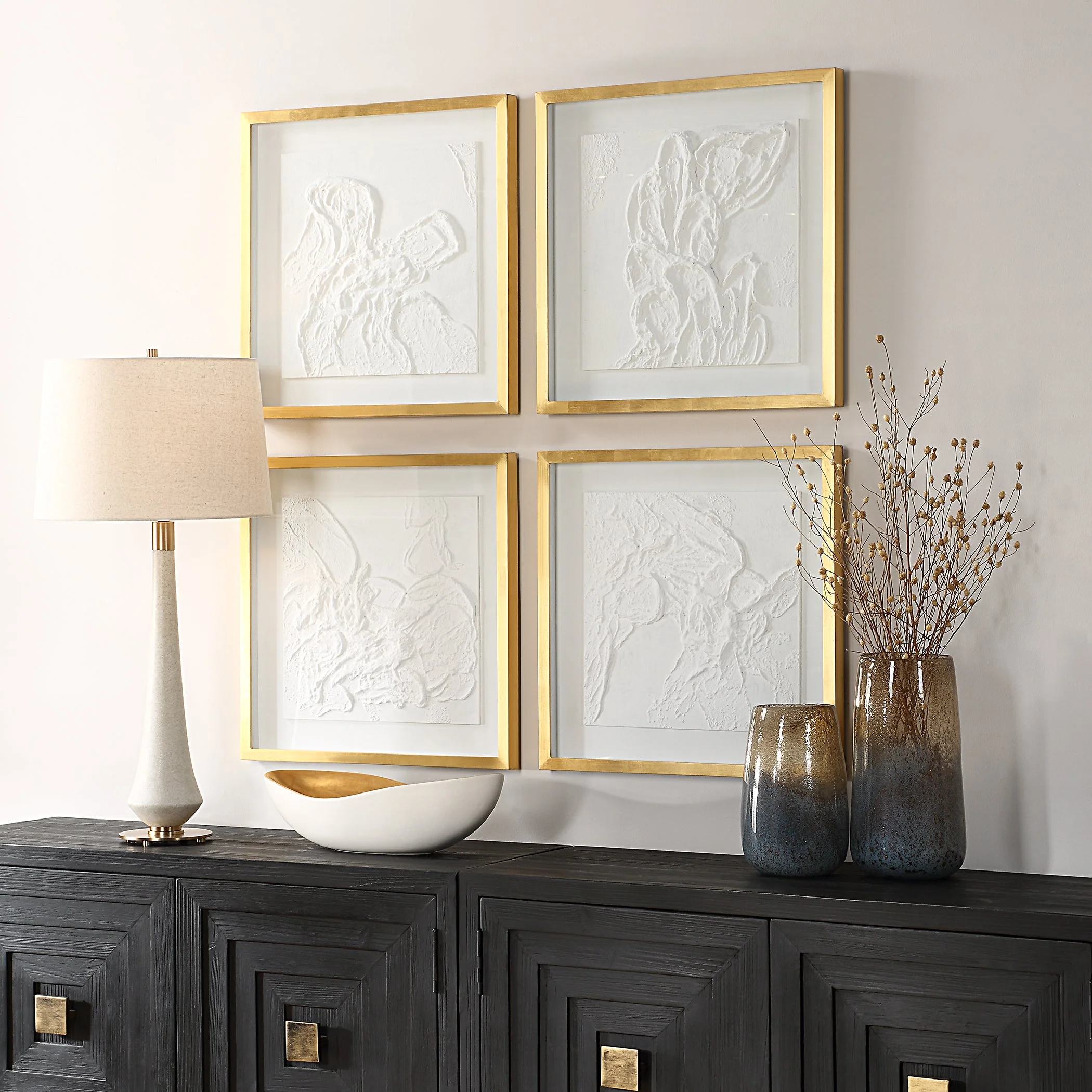 Uttermost Fourfold Framed Prints Set/4 - Image 3
