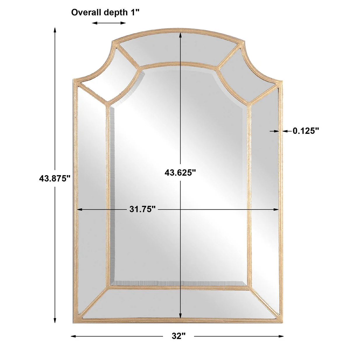 Uttermost Francoli Arch Mirror - Image 3