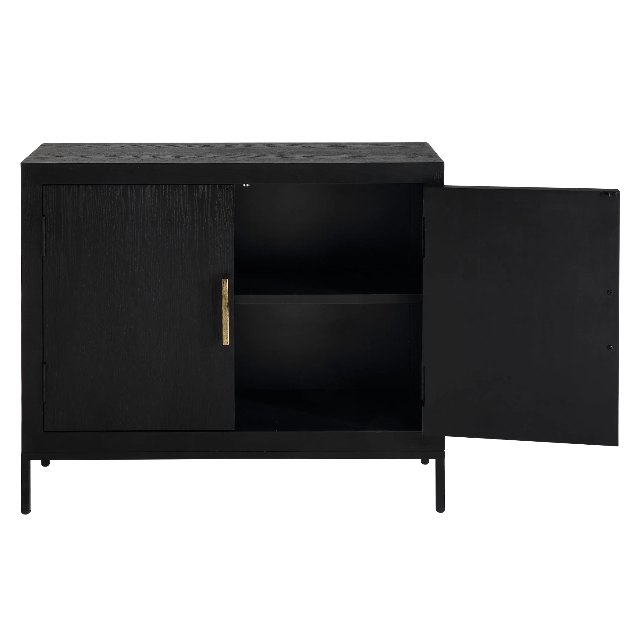 Uttermost Front Range Dark Oak 2 Door Cabinet - Image 11
