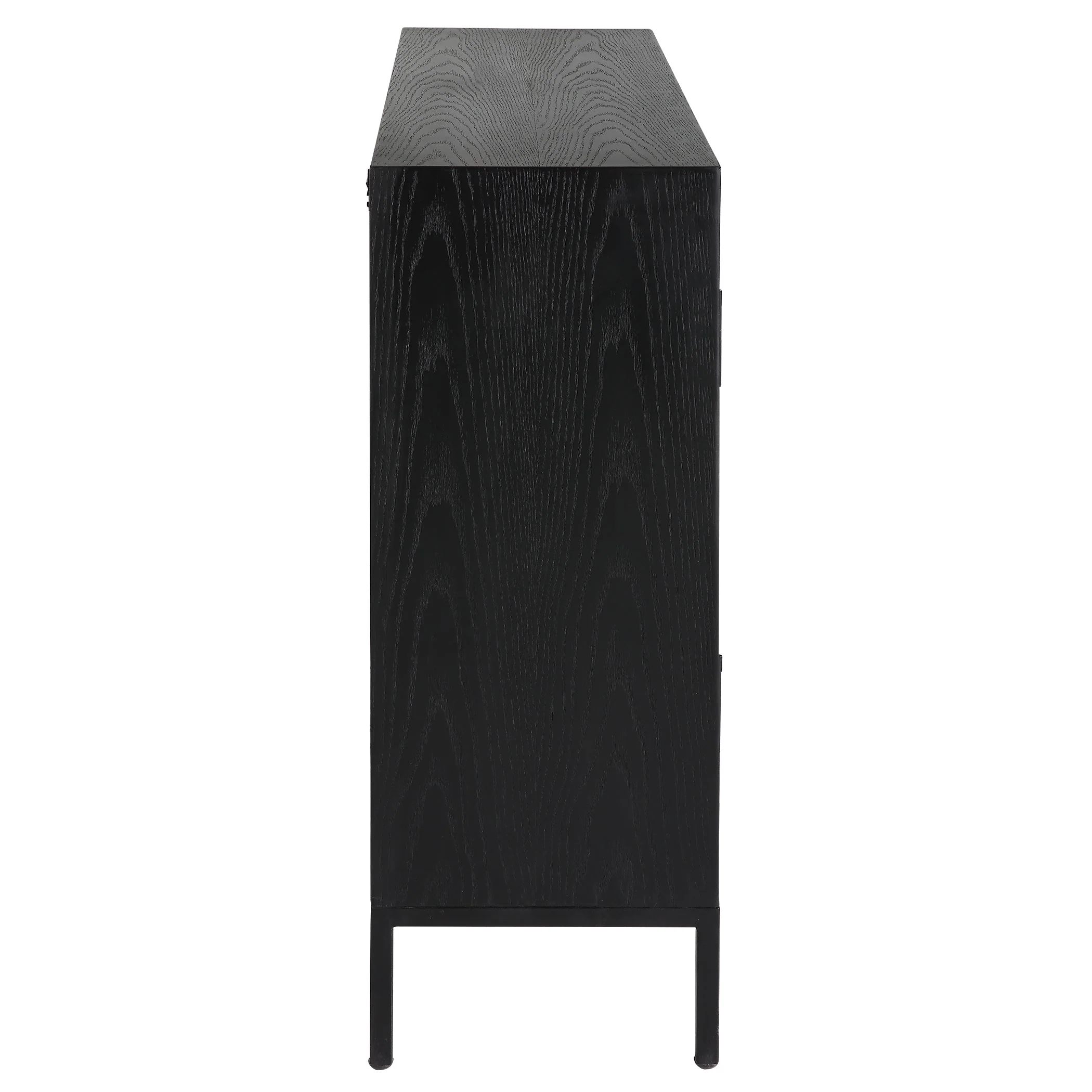 Uttermost Front Range Dark Oak 2 Door Cabinet - Image 7
