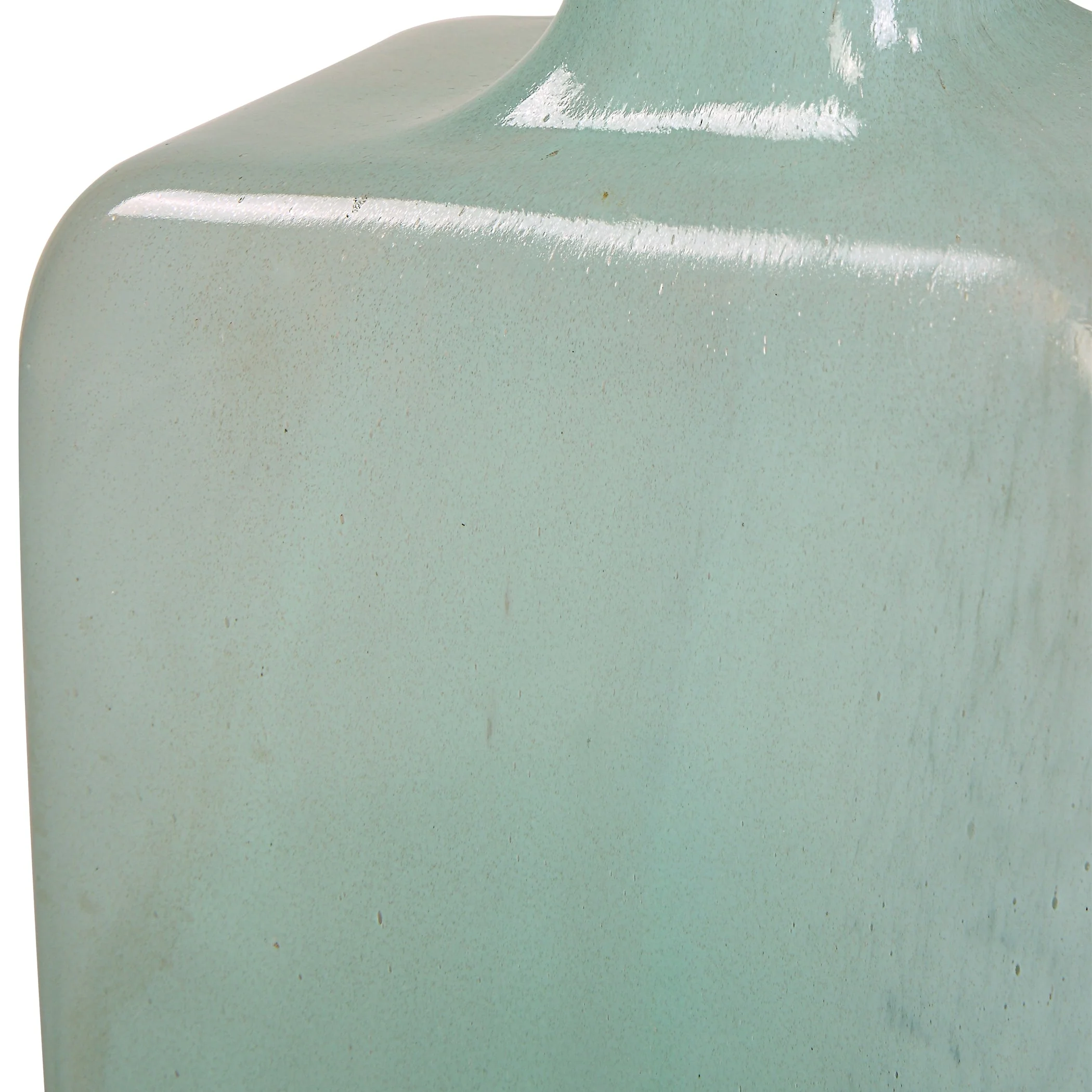 Uttermost Fuze Aqua & Bronze Vases, Set Of 2 - Image 3
