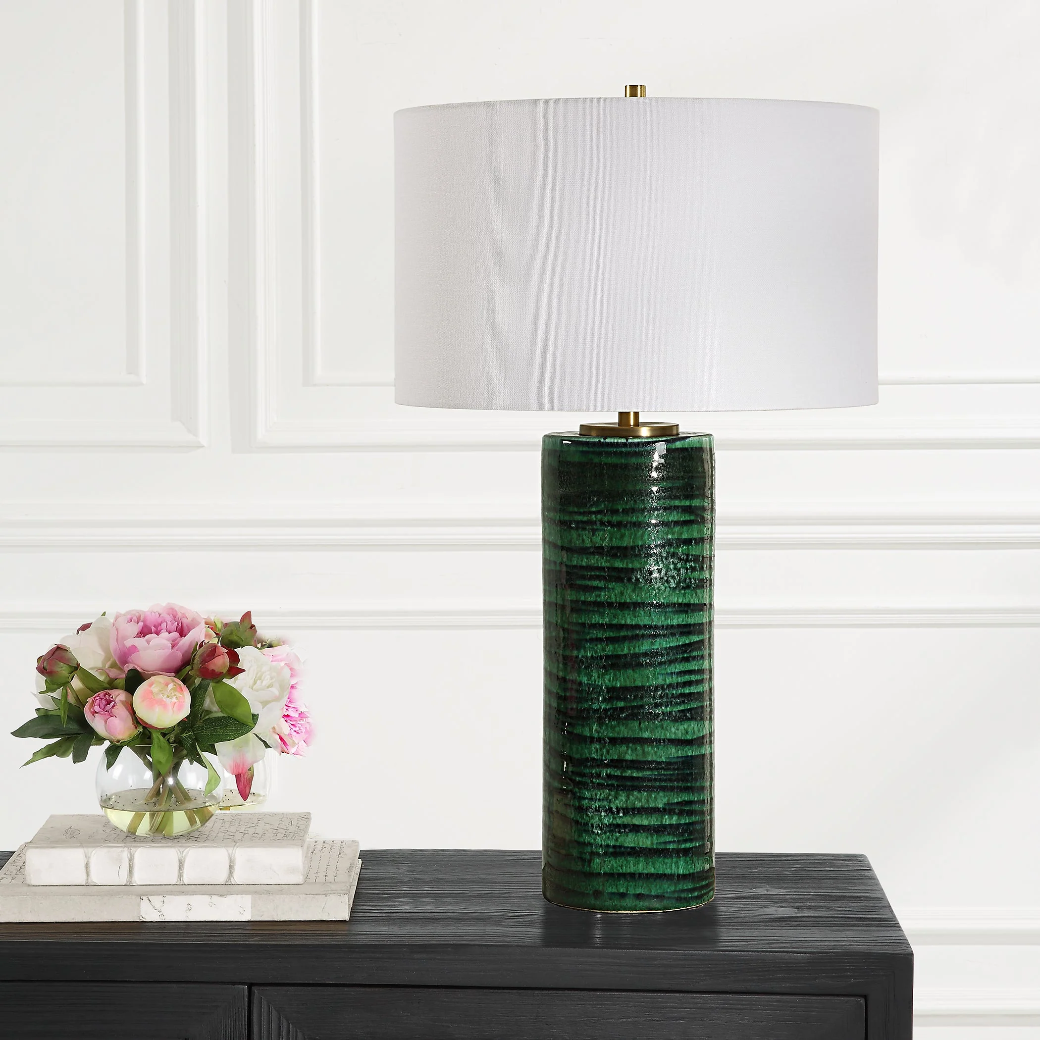 Uttermost Galeno Emerald Green Table Lamp - Image 3