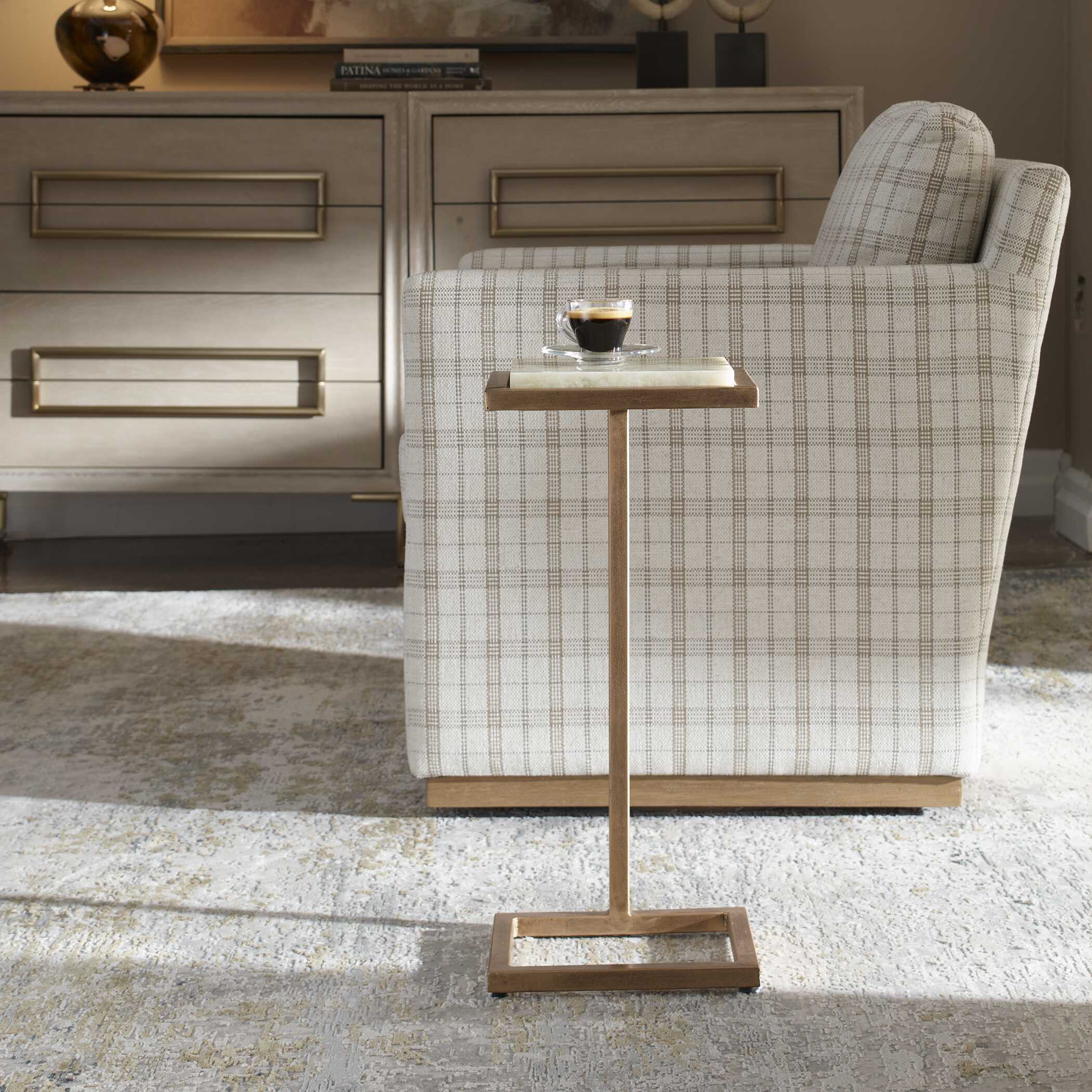 Uttermost Gamora Marble Drink Table - Image 2