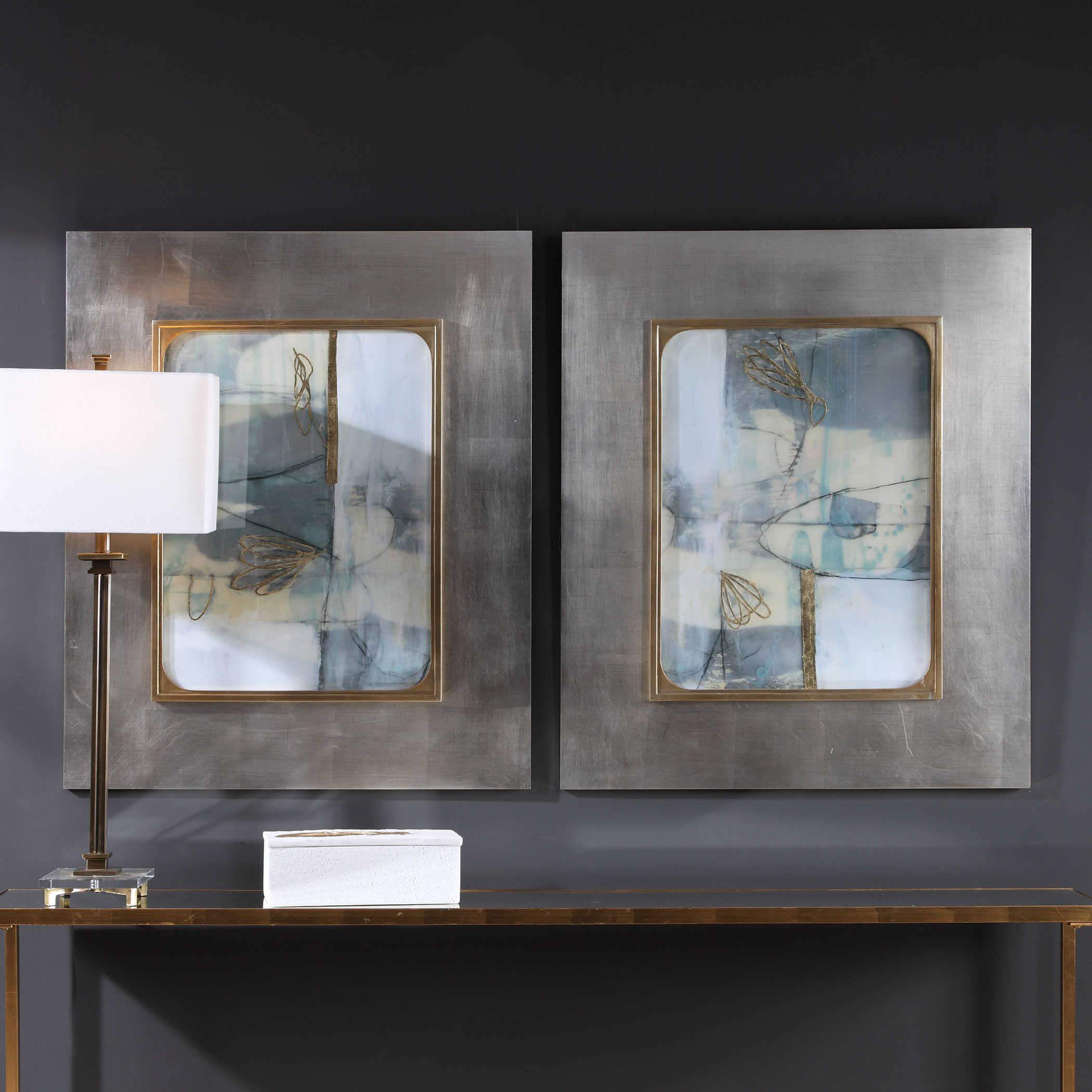 Uttermost Gilded Whimsy Framed Prints, S/2