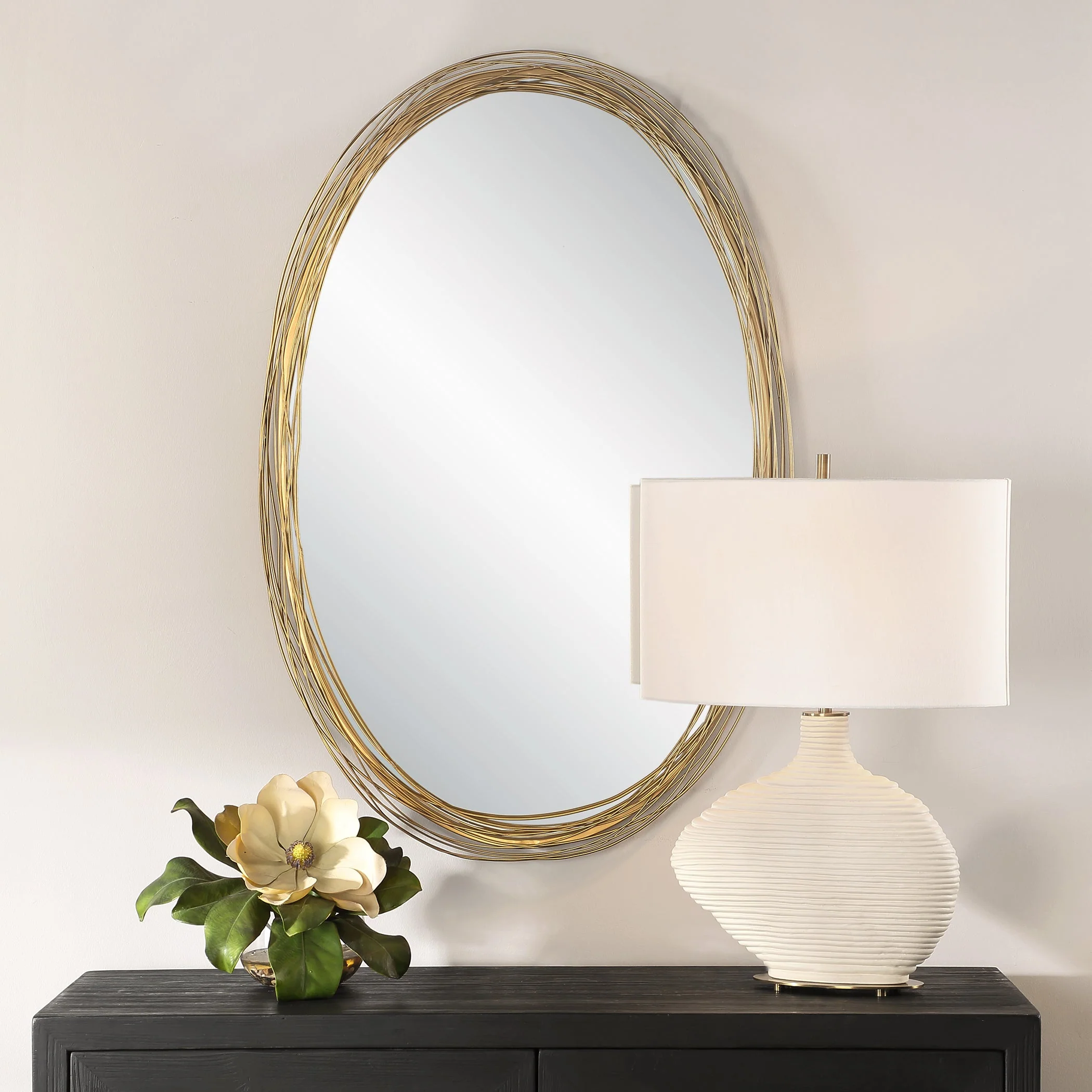 Uttermost Gillian Oval Mirror - Image 2